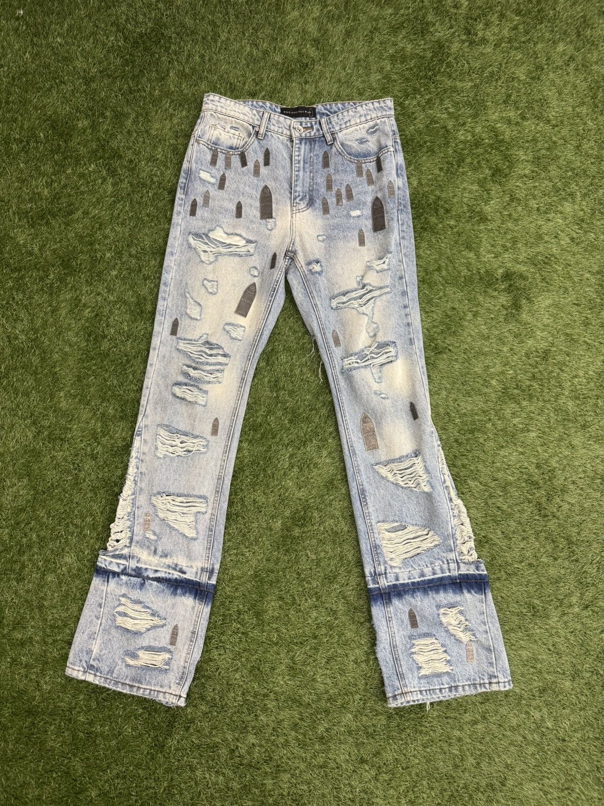 Who Decides War Who Decides War Gnarly Denim Jeans Size US 30 / EU 46 - 1 Thumbnail