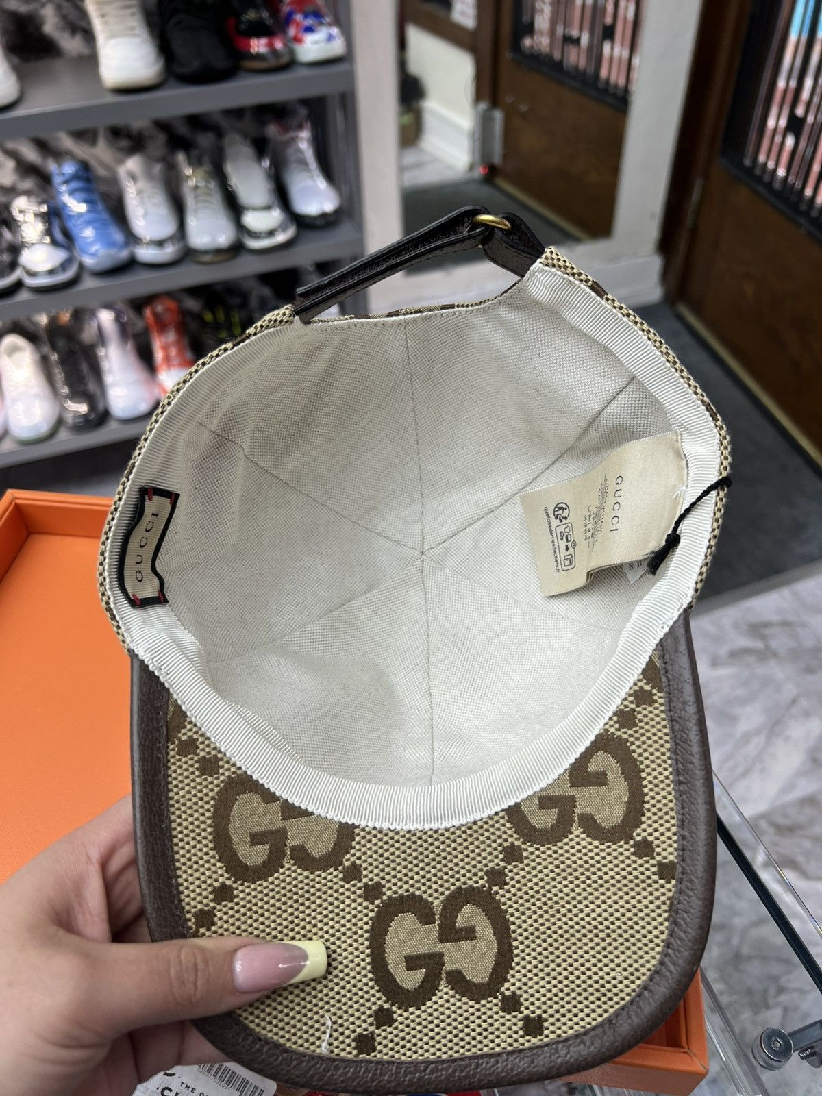 Gucci Gucci Jumbo GG Monogram Baseball Hat Size ONE SIZE - 4 Thumbnail