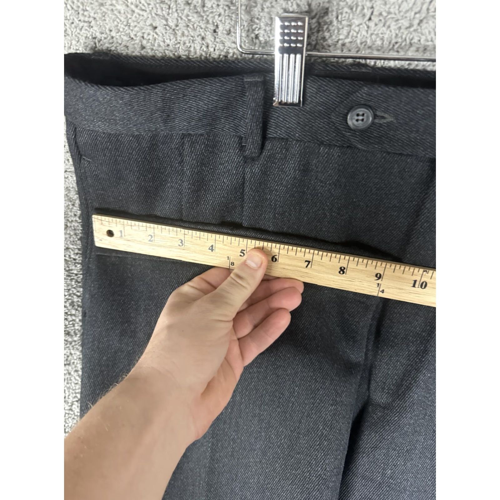 Brooks Brothers Brooks Brothers Pants Mens 40 Charcoal Gray Wool Pleated Cuffed Dress Slacks Size US 40 / EU 56 - 7 Thumbnail