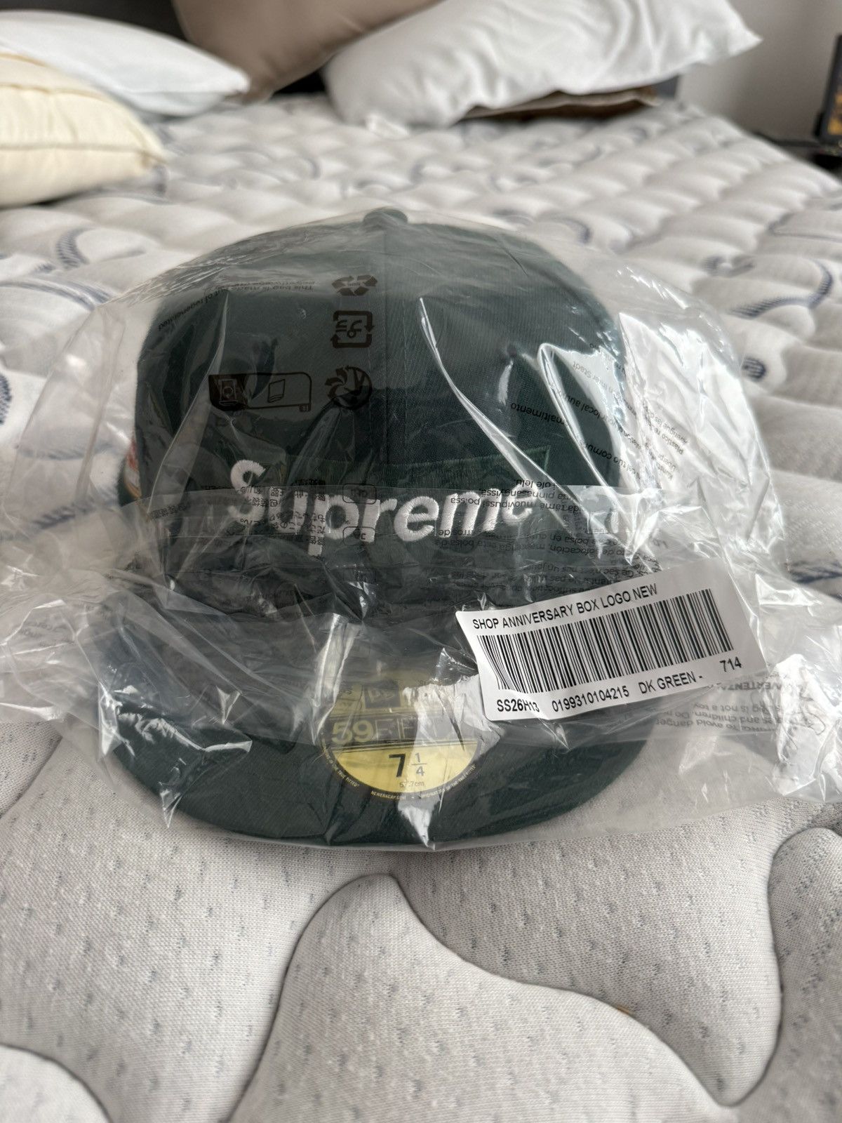 New Era × Supreme Supreme x New Era Box Logo Fitted 7 1/4 “London” Size ONE SIZE - 10 Thumbnail