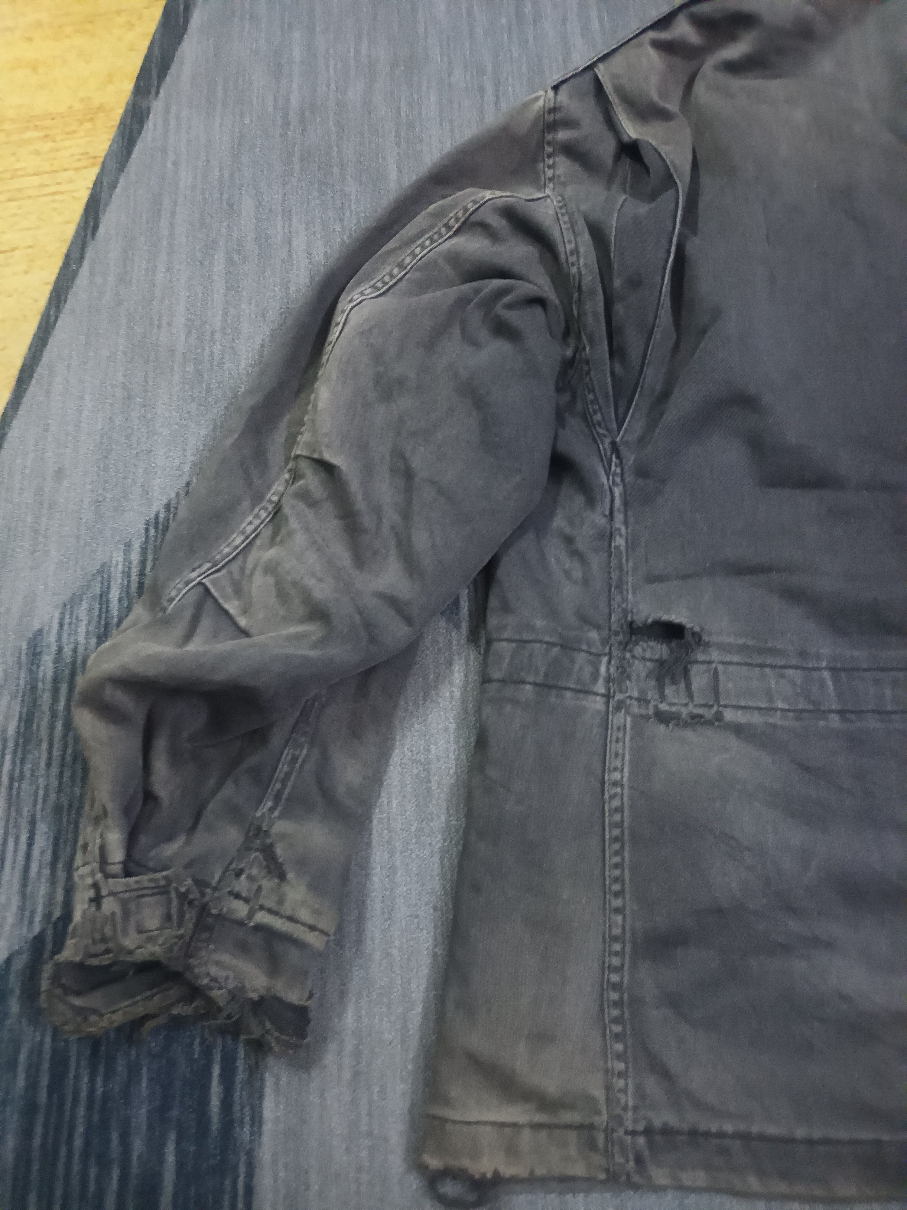 Alpha Industries 🔥 ALPHA MADE IN USA DISTRESSED JACKET 🔥 Size US XXL / EU 58 / 5 - 10 Thumbnail