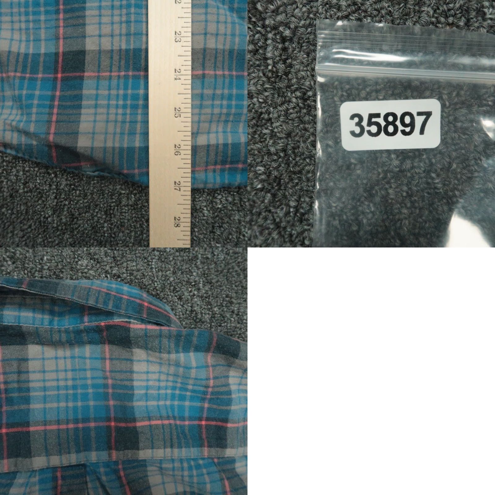 Patagonia Patagonia Shirt Mens Small Blue Plaid Long Sleeve Pima Cotton Button Up Shirt Blue Pockets All Seasons Mens Size US S / EU 44-46 / 1 - 8 Thumbnail