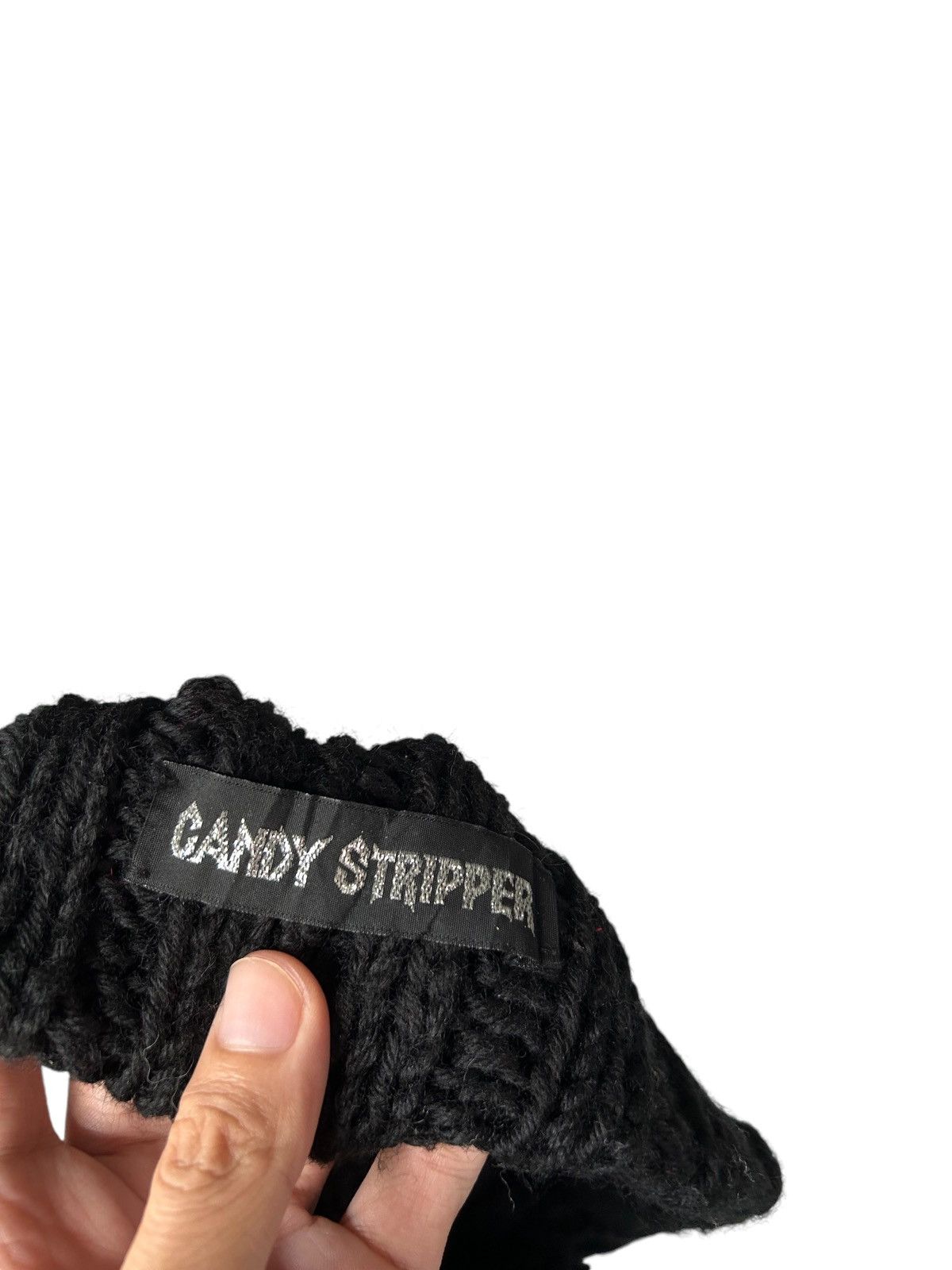 Japanese Brand × Kapital × Vintage SMILE Japanese Brand Candy Stripper Knitt Big Beanie Hats 🎌☠️ Size ONE SIZE - 4 Thumbnail