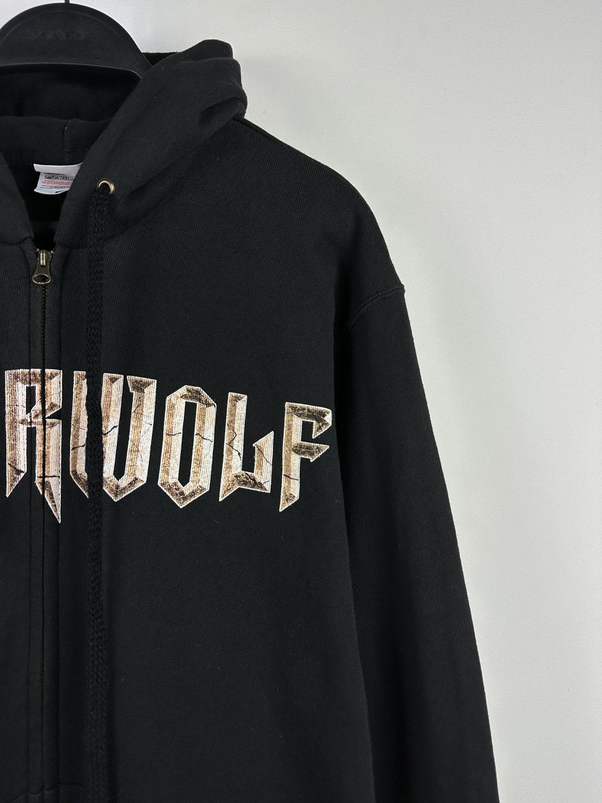 Band Tees × Vintage “THE SACRAMENT OF SIN” POWERWOLF Metal Band Zip Hoodie Y2K Size US M / EU 48-50 / 2 - 10 Thumbnail