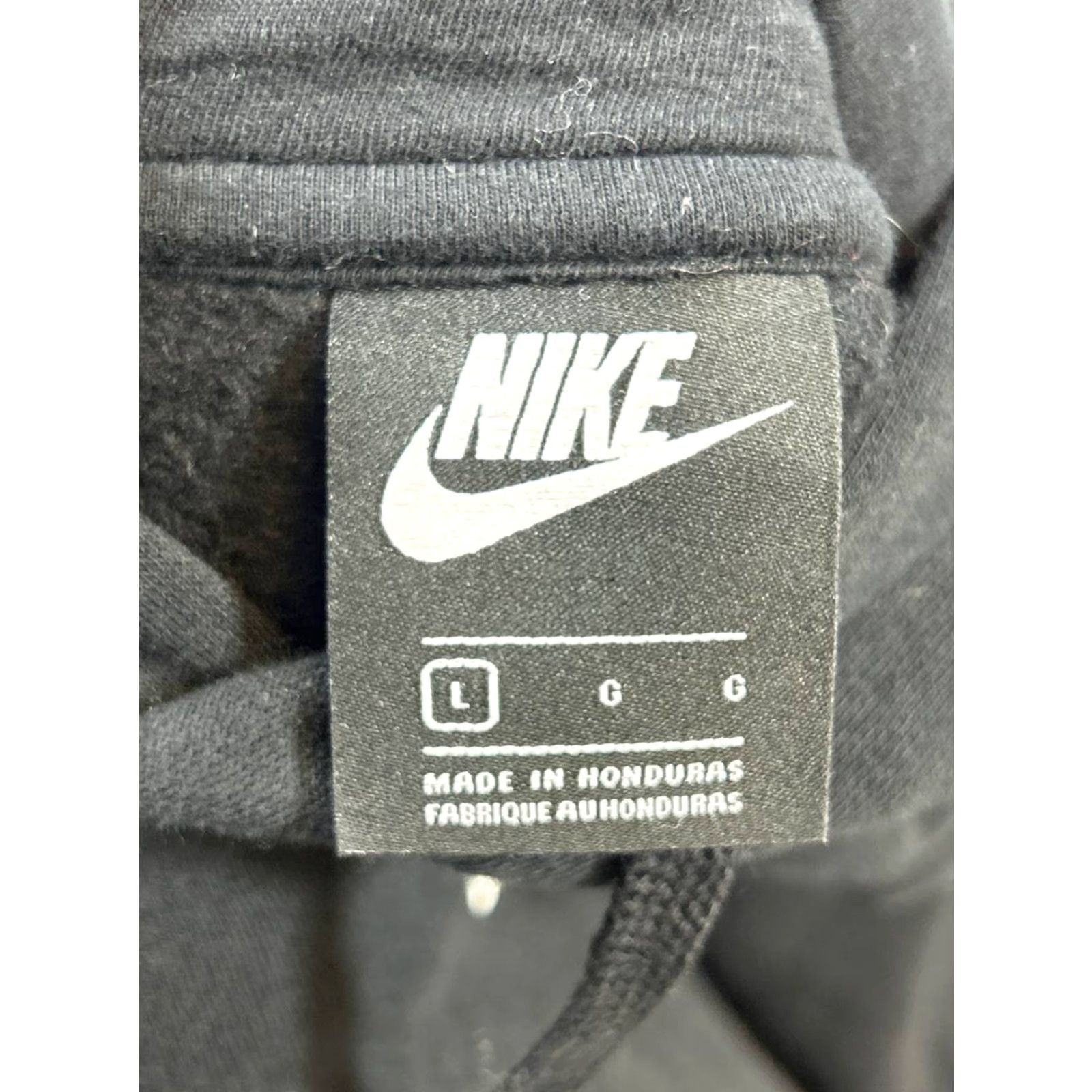 Nike Nike Hoodie Mens L Black Cotton Fleece Pullover Hooded Sweatshirt Winter Sportswear Mens Size US L / EU 52-54 / 3 - 4 Thumbnail