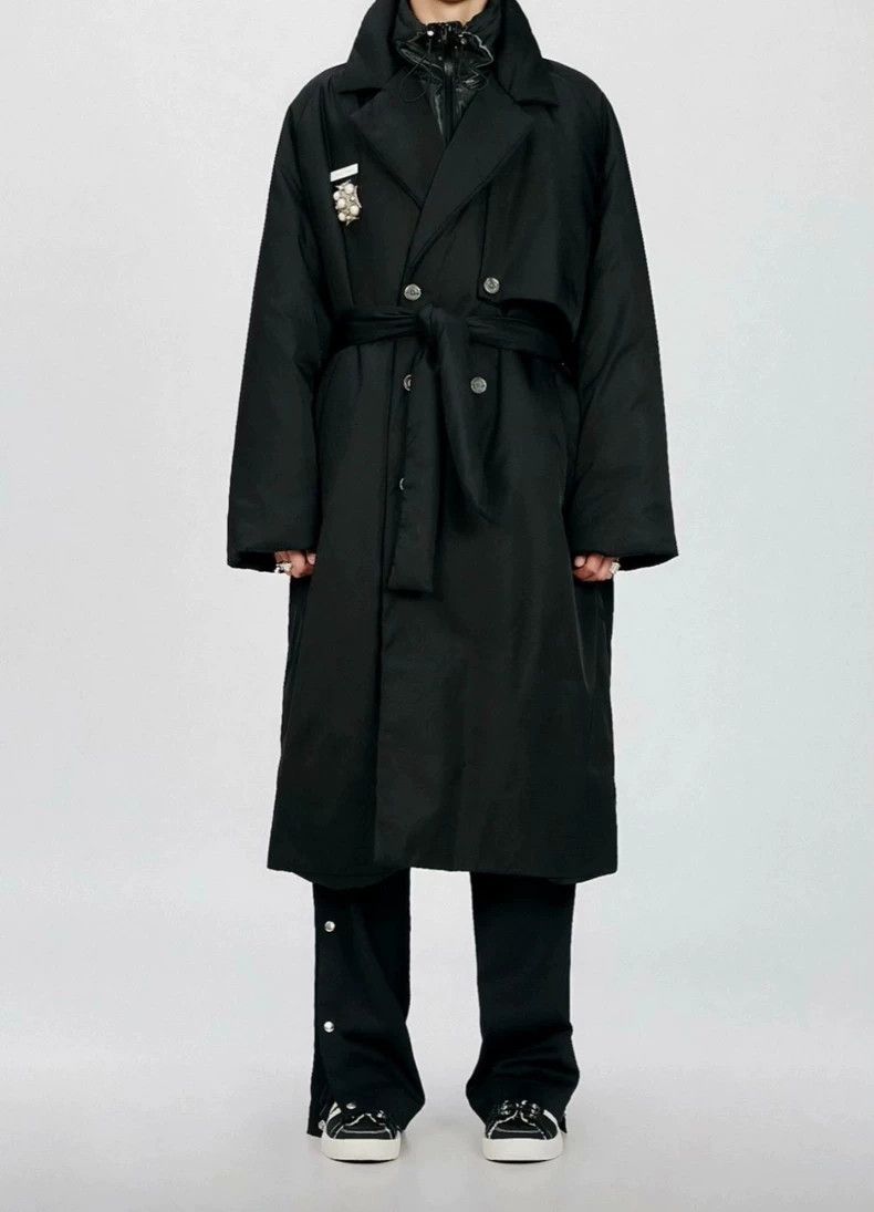 Song For The Mute Song For The Mute Black cotton coat Size L / US 10 / IT 46 - 6 Thumbnail
