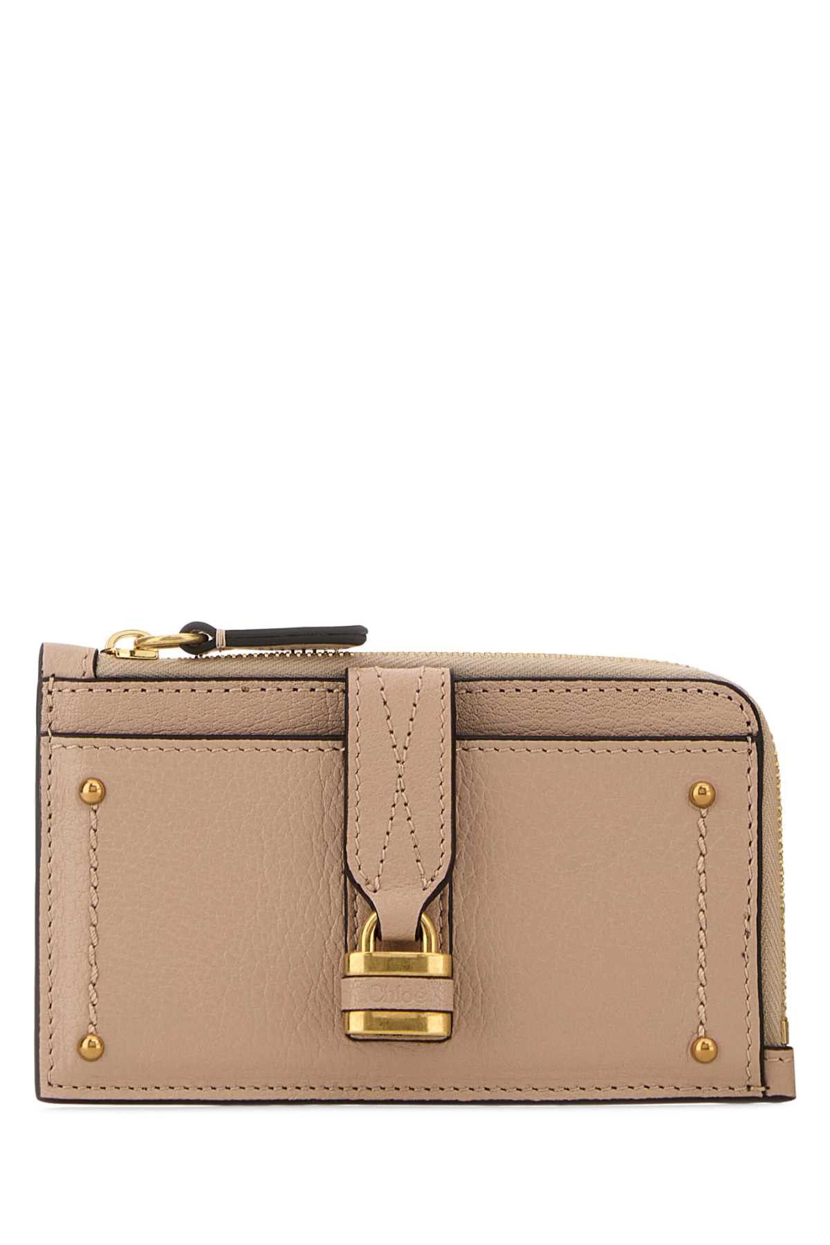 Chloe Powder Pink Leather Small Paddington Coin Purse Size ONE SIZE - 1 Thumbnail