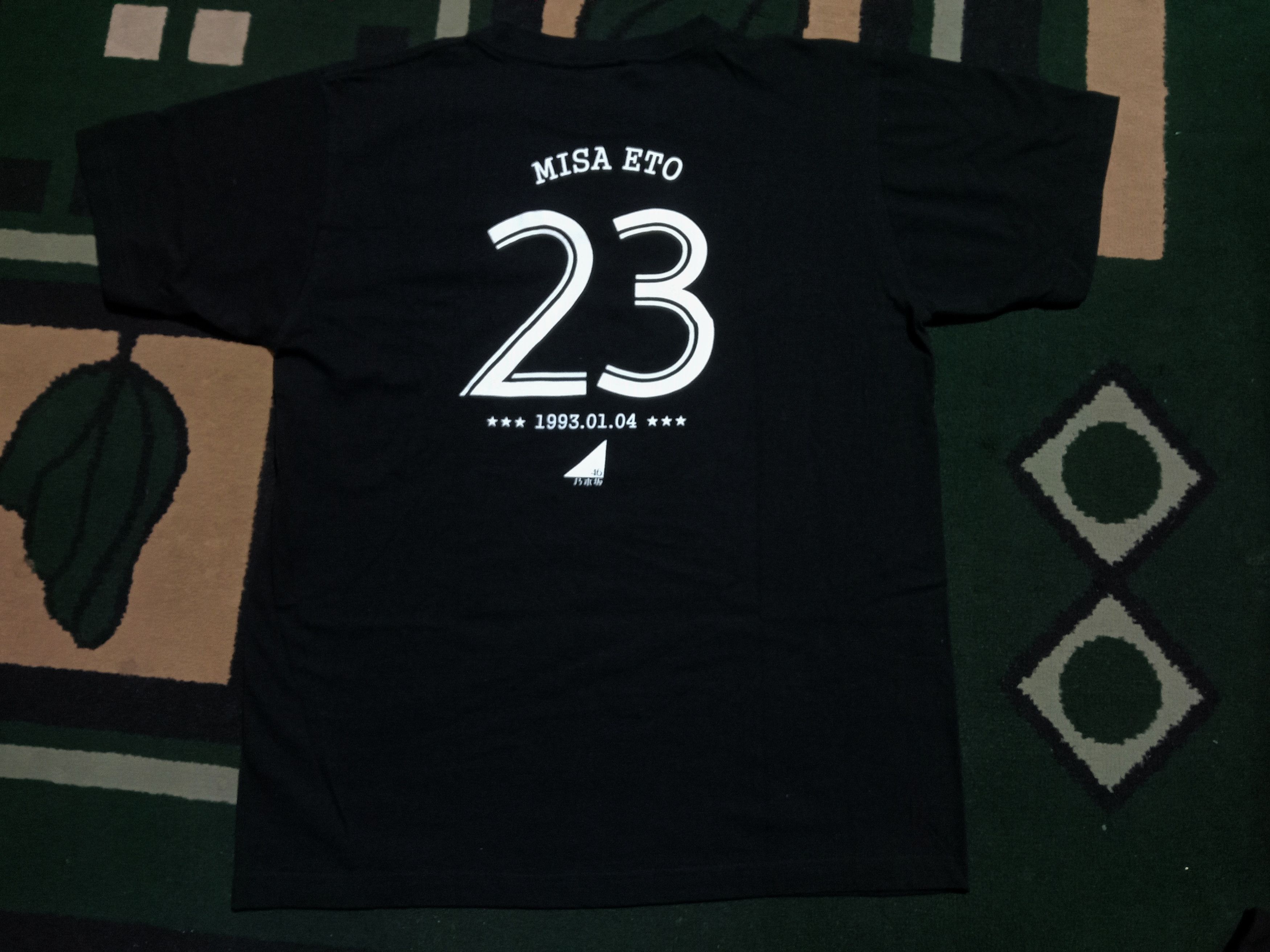 Japanese Brand T-shirt Nogizaka46 Misa Eto 23th Birthday Original Size L Size US L / EU 52-54 / 3 - 3 Thumbnail