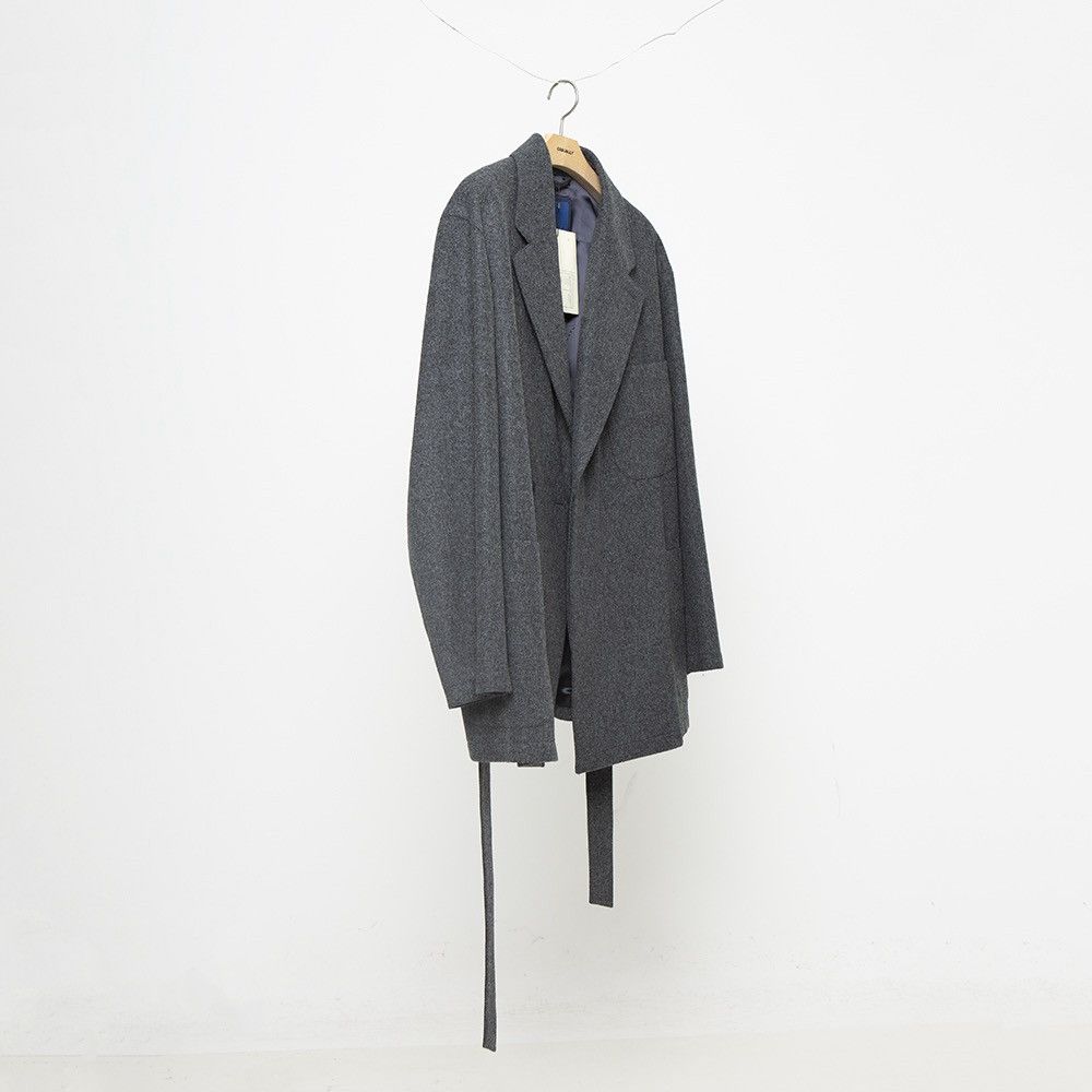 Document Document Beuys Belted Jacket in Austrian Loden Felt Wool Size US L / EU 52-54 / 3 - 4 Thumbnail