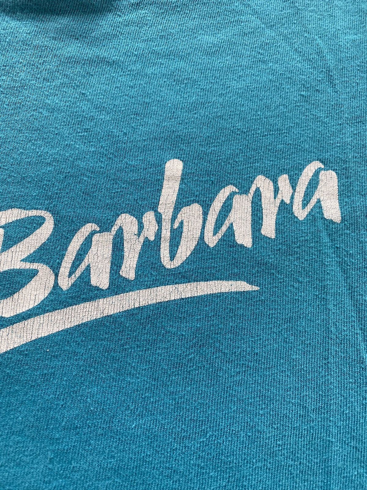 Vintage Vintage 80’s Santa Barbara Blue Single Stitch Tee Size US M / EU 48-50 / 2 - 5 Thumbnail