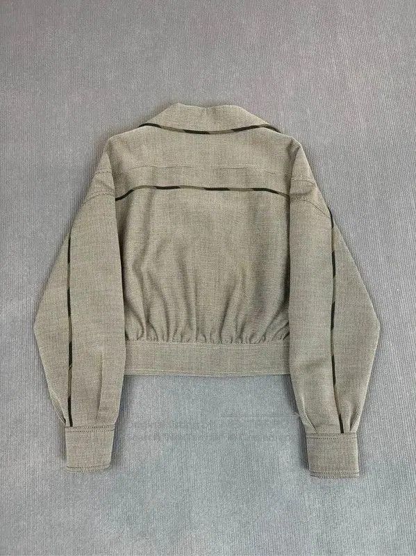 Fendi Fendi Gray Wool Women's Jacket . Size S / US 4 / IT 40 - 2 Thumbnail