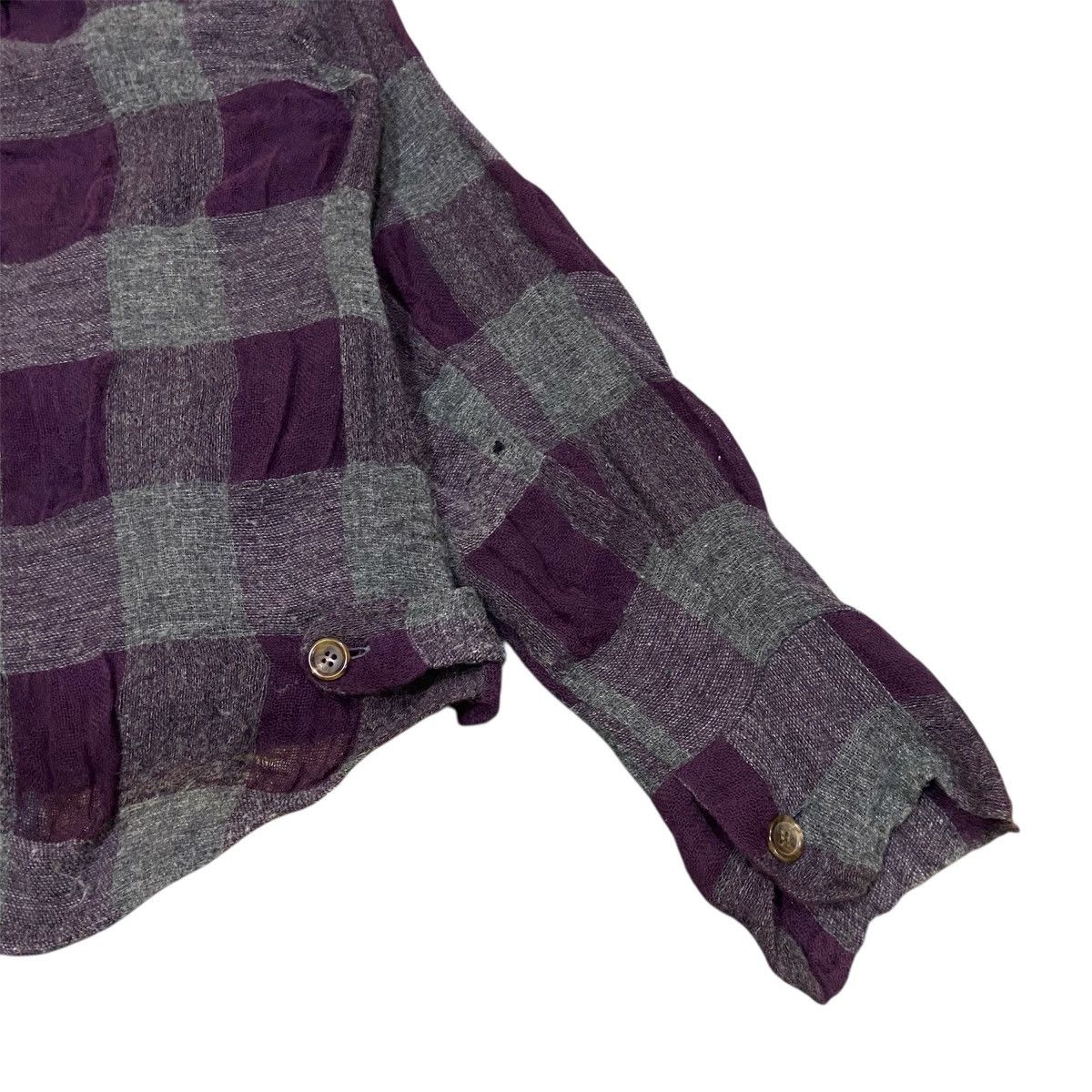 Jun Takahashi Archival Undercover 1995AW Block Check Gauze Blouson Size US L / EU 52-54 / 3 - 9 Thumbnail