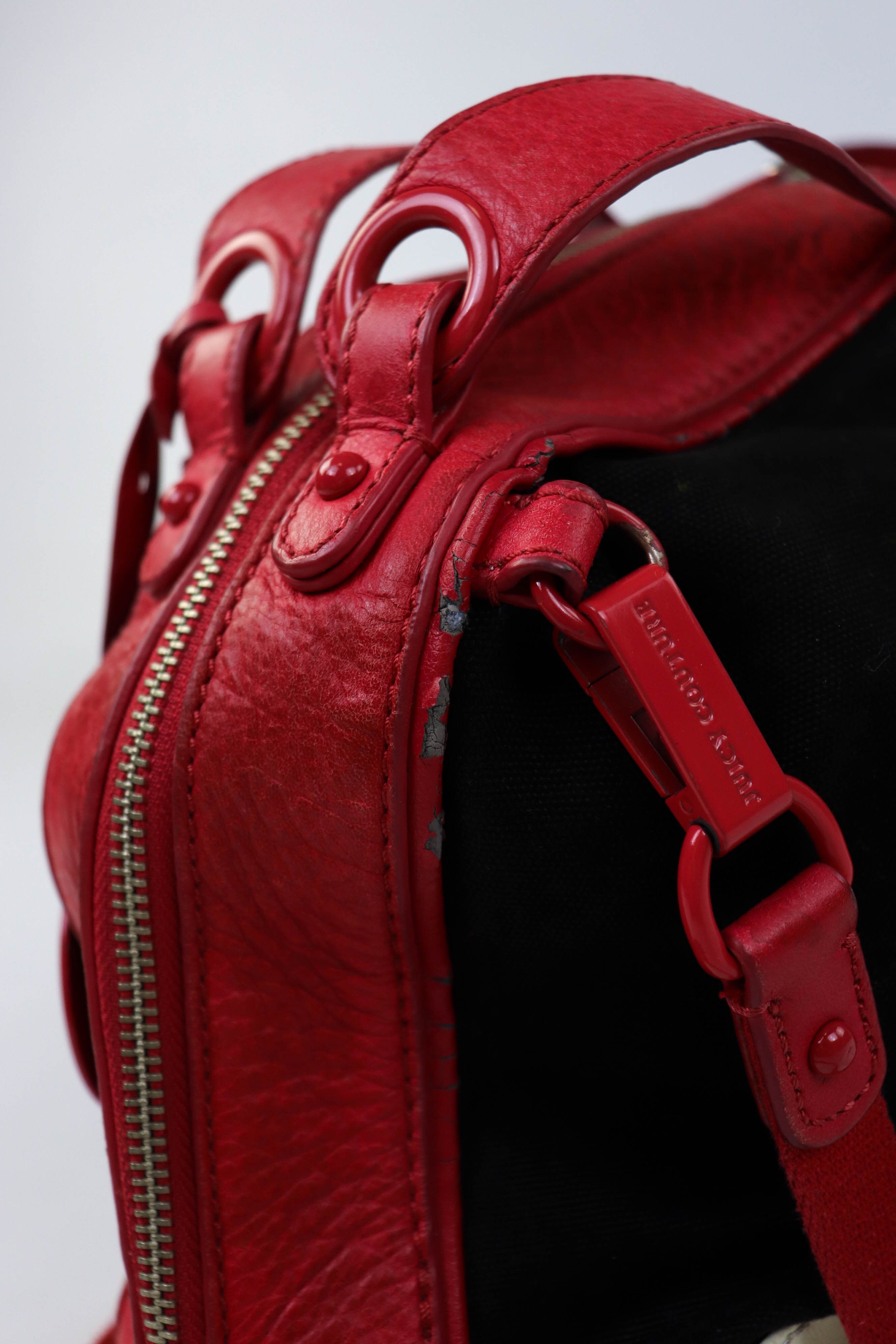 Juicy Couture Y2K 00s Vintage Juicy Couture Black/Red Crossbody Bag Size ONE SIZE - 14 Thumbnail