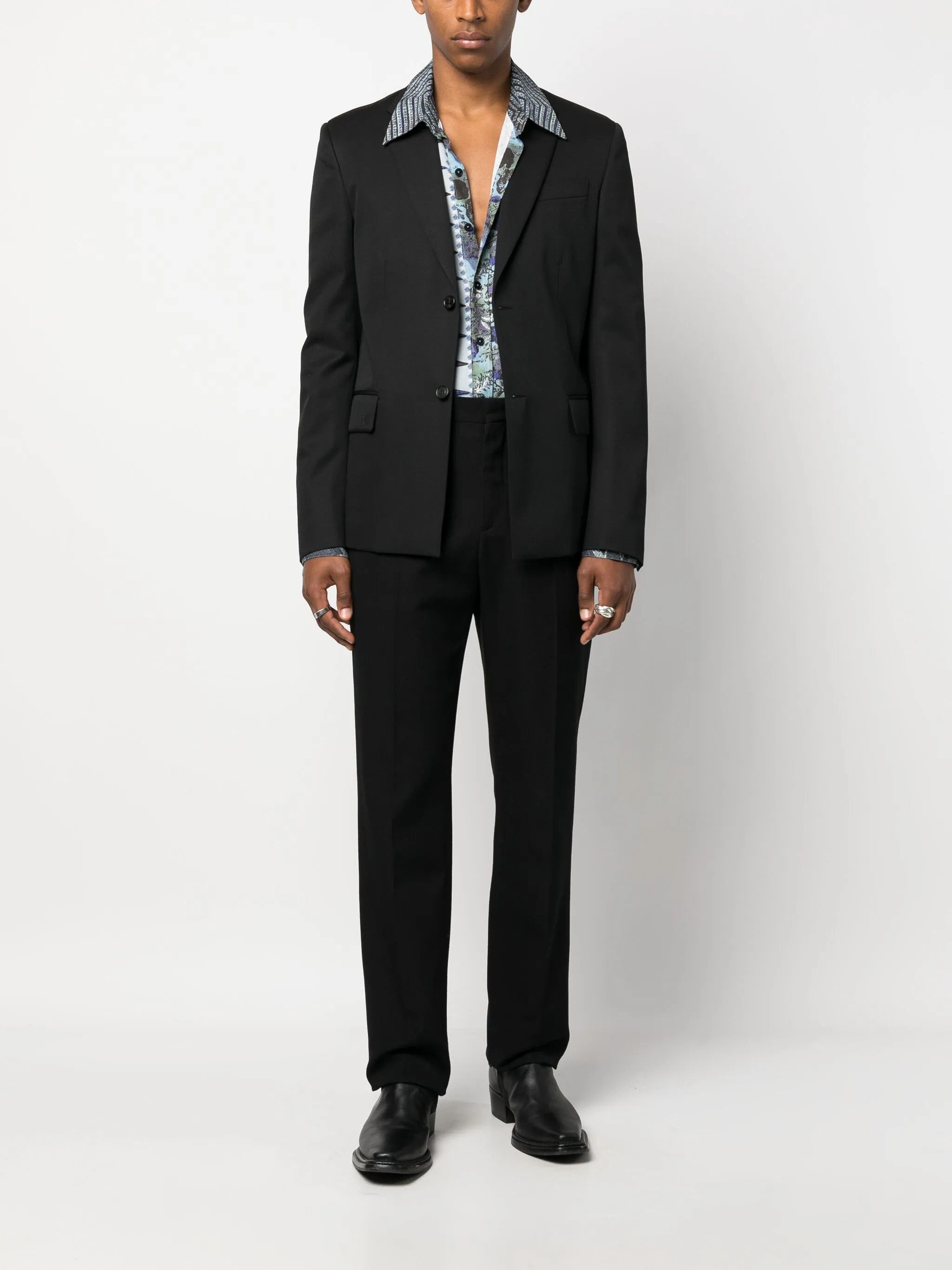 Off-White o1y0225 Logo Blazer in Black Size US M / EU 48-50 / 2 - 5 Thumbnail