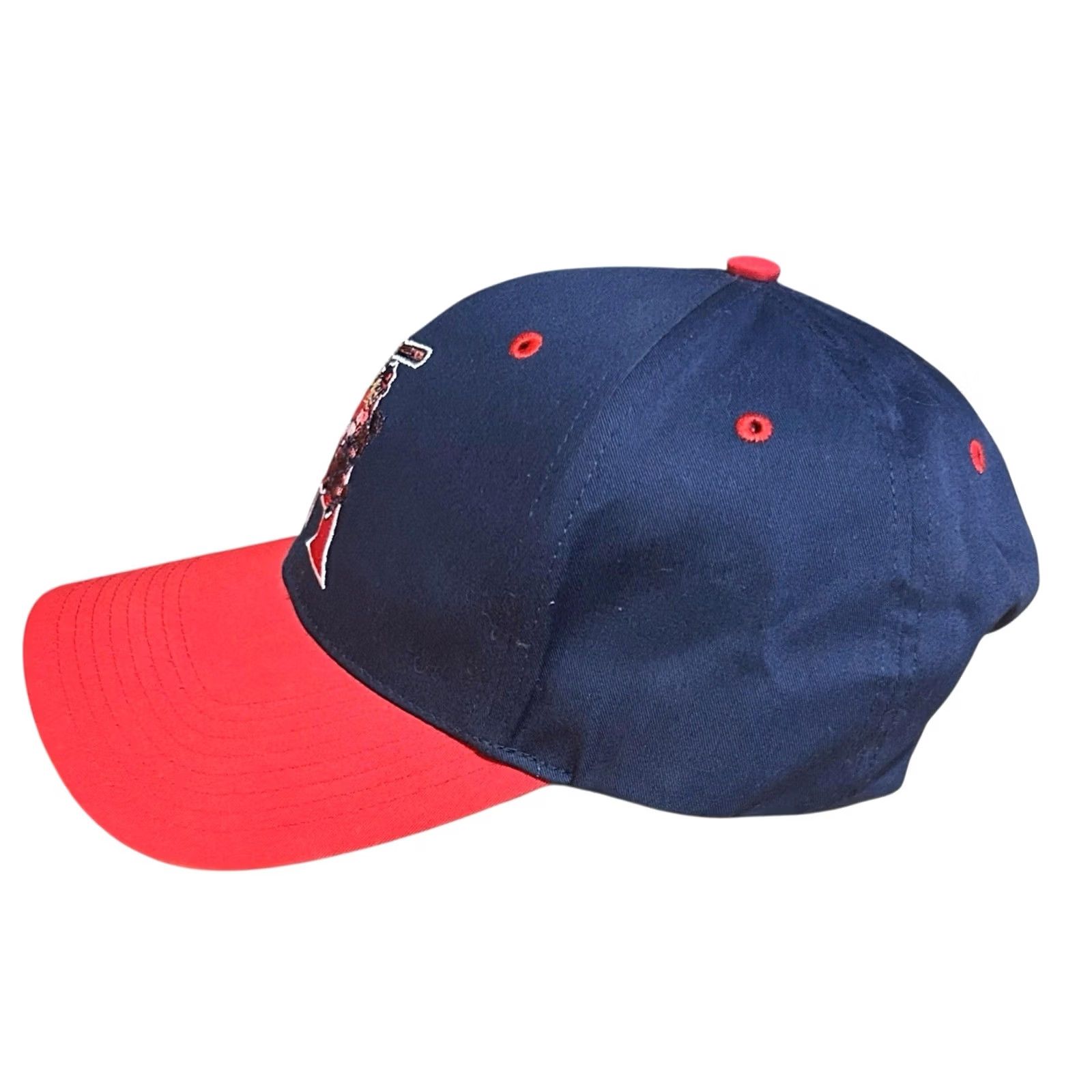 Vintage VINTAGE Arkansas Travelers Baseball Hat Cap Y2K Minor League Blue & Red Mens Adjustable One Size Cotton Polyester Canvas Knit Bre athable Size ONE SIZE - 5 Thumbnail