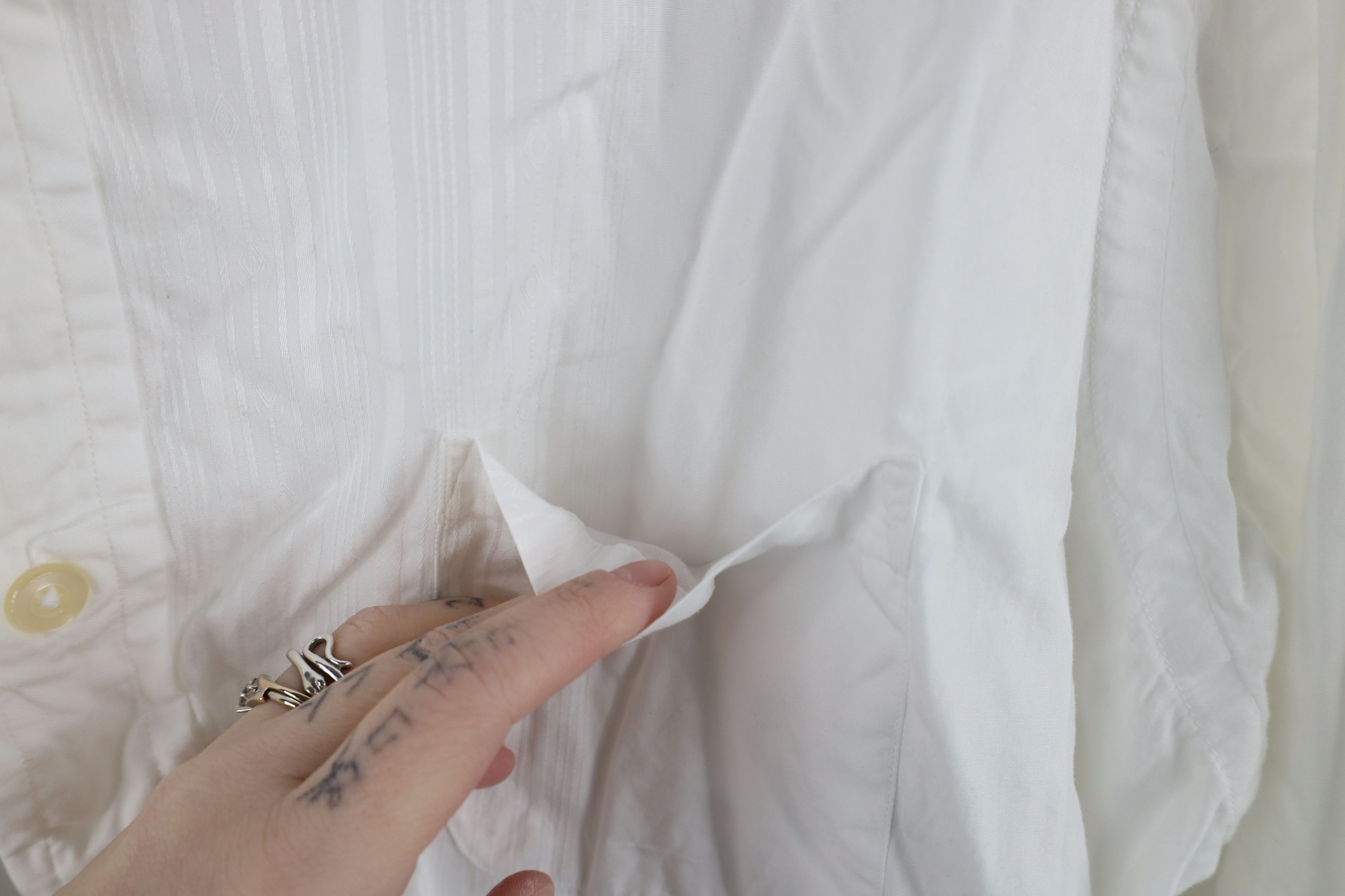 Vintage Vintage 50s Single Needle French Cuff Button Shirt USA Size US M / EU 48-50 / 2 - 5 Thumbnail