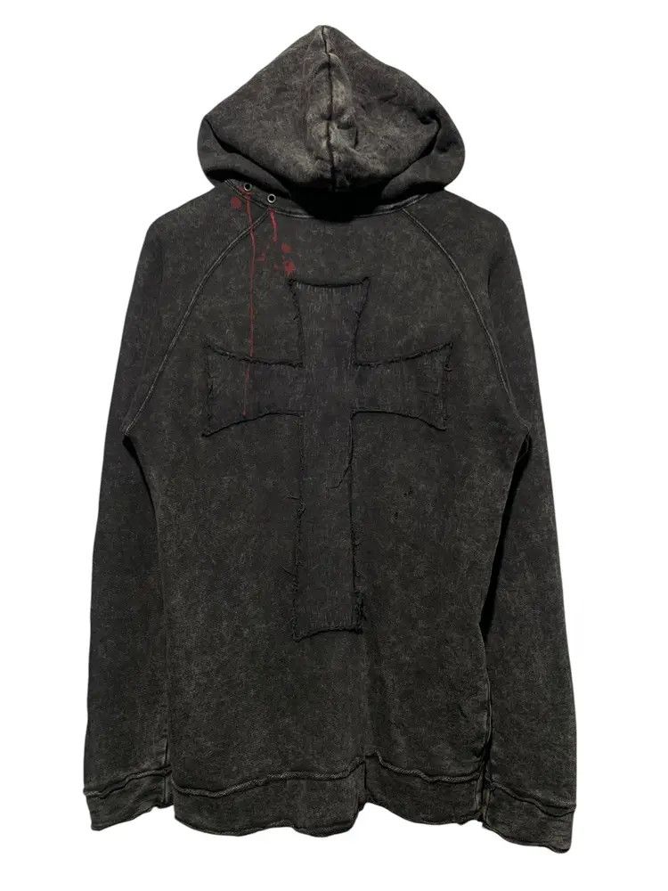 PPFM 🧨RARE🧨PPFM BISTRITA DRACULA BITE distressed cross hoodie a Size US M / EU 48-50 / 2 - 1 Thumbnail