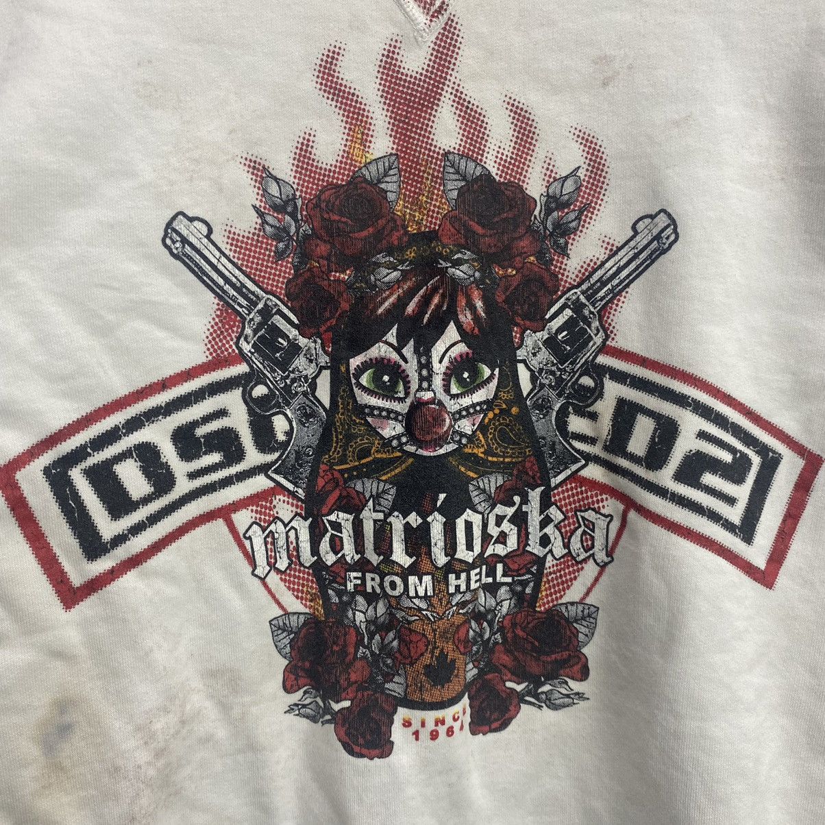 Dsquared2 Dsquared2 sweatshirt matrioska from hell medium white Size US M / EU 48-50 / 2 - 5 Thumbnail