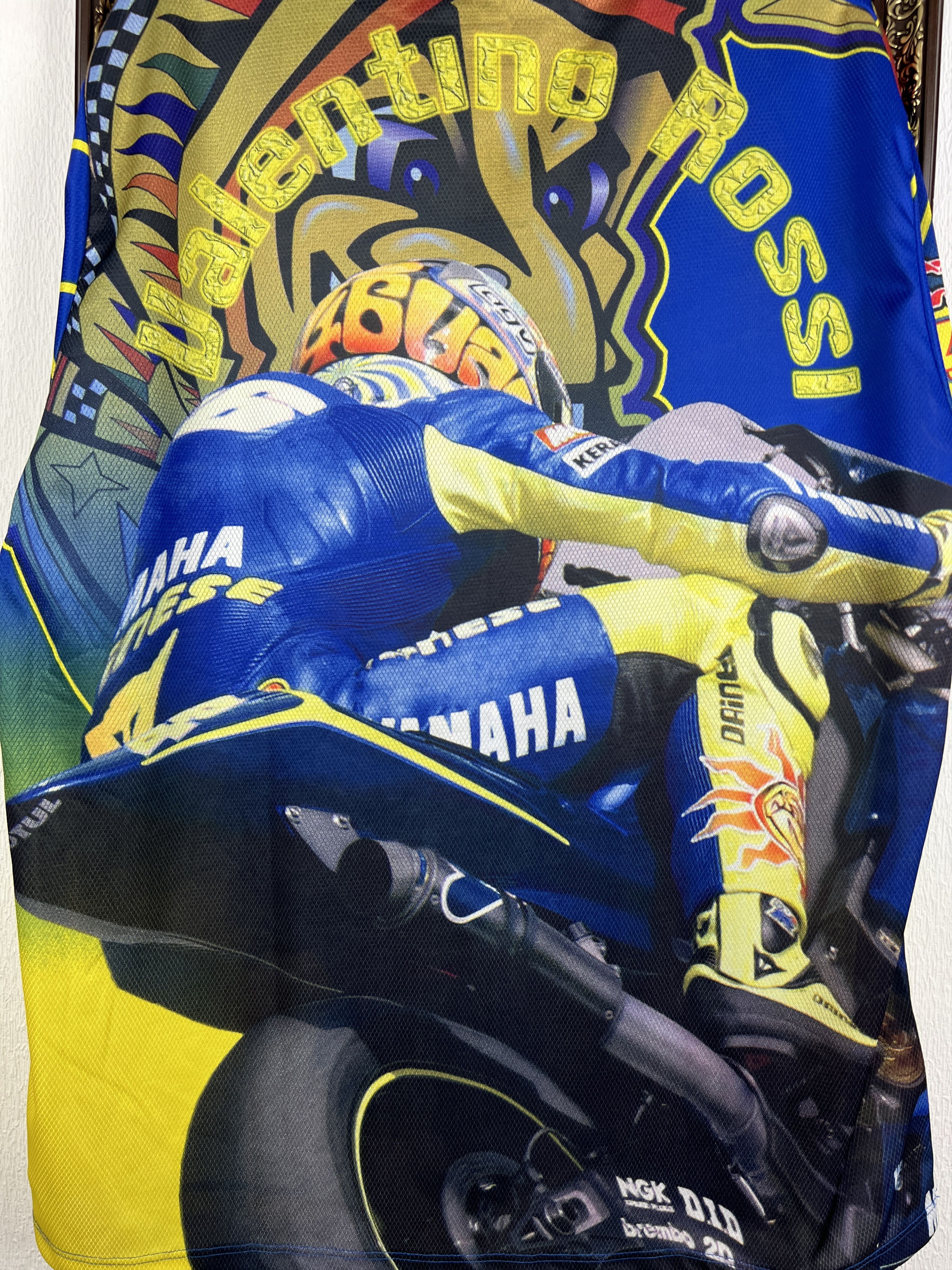 Vintage Yamaha Valentino Rossi VR46 The Doctor Graphic AllOver Print Size US XXL / EU 58 / 5 - 9 Thumbnail