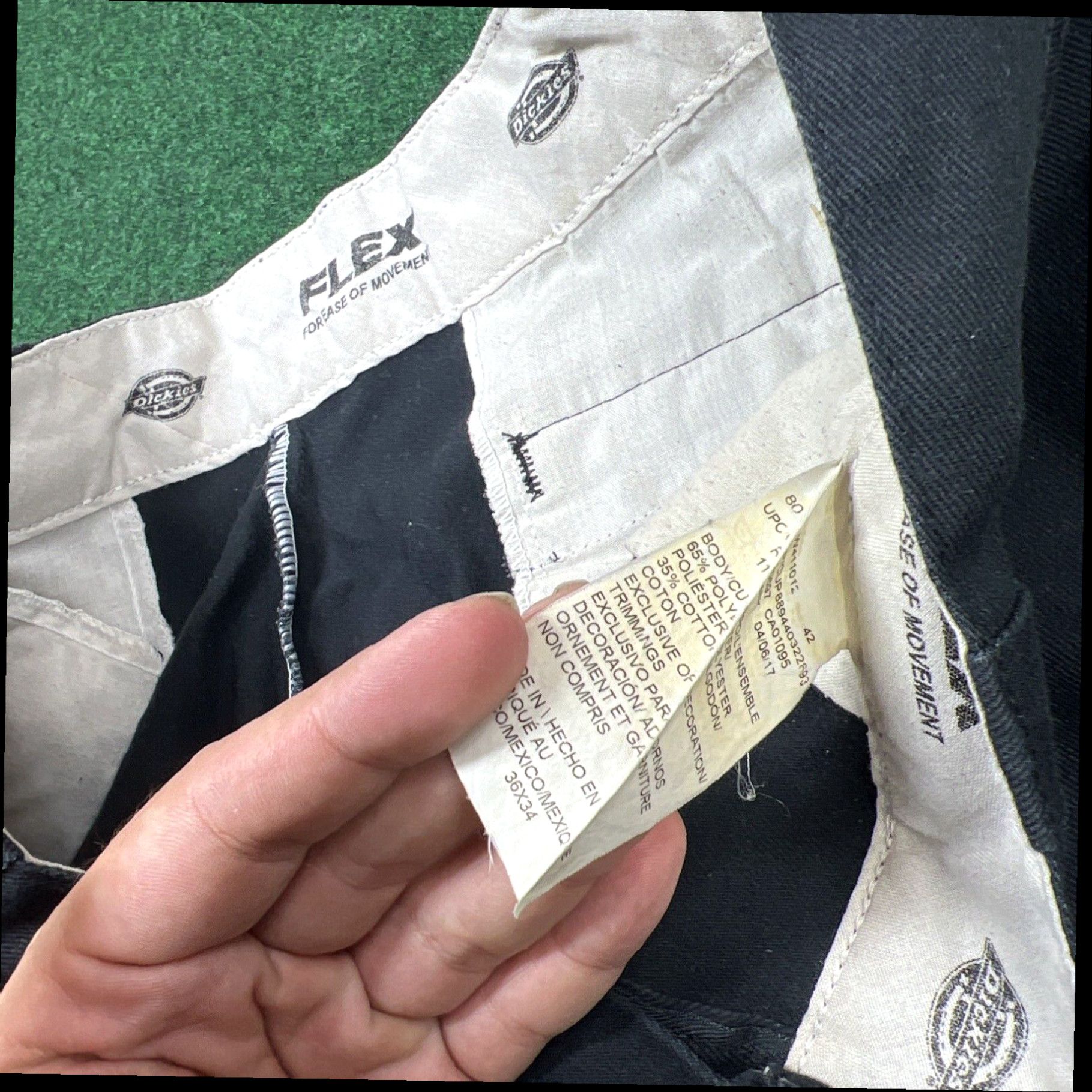 Dickies Dickies Pants Men's 36x34 874 Original Fit Black Work Pants FLEX Polyester Blend Size US 36 / EU 52 - 6 Thumbnail