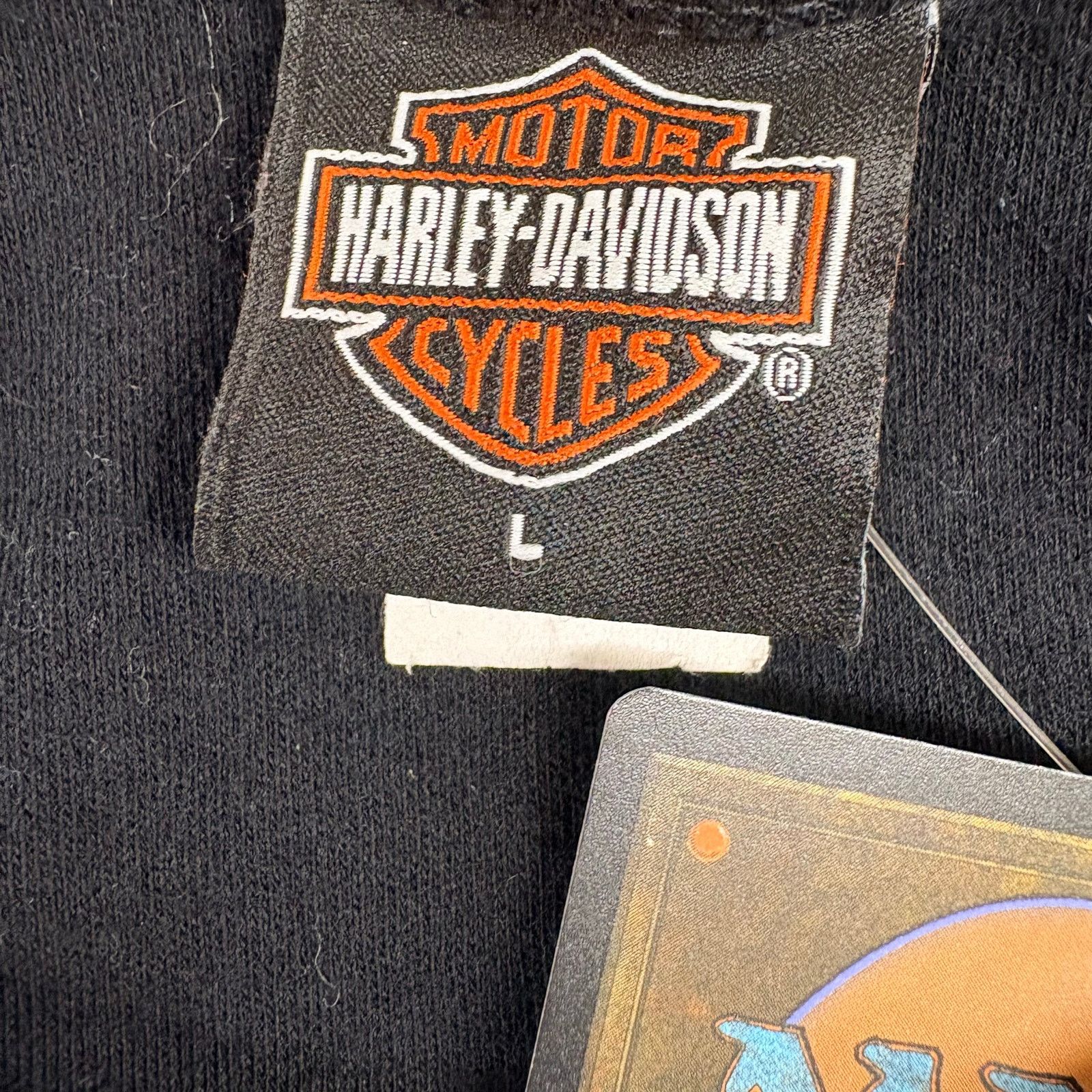 Harley Davidson Y2K Bedazzled Harley Davidson Baby Tee Size L / US 10 / IT 46 - 3 Thumbnail