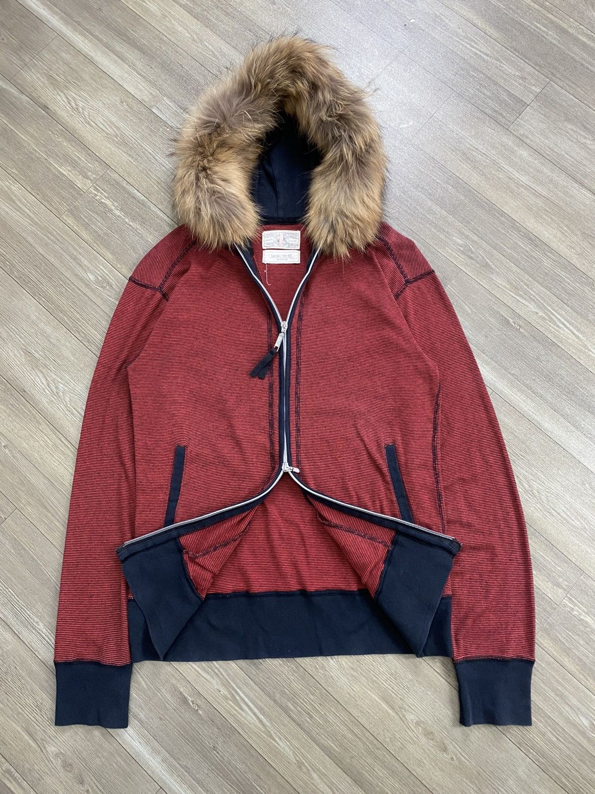 Le Grande Bleu (L.G.B.) Crazy💥 Kurt Cobain Style Ifsixwasnine Lgb Kmrii Fur Hoodie Size US L / EU 52-54 / 3 - 1 Thumbnail
