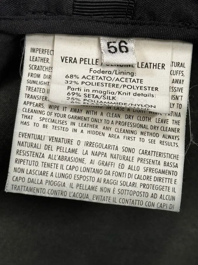 Yves Saint Laurent AW2004 Yves Saint Laurent Black Suede Leather Jacket by Stefano Pilati Size US L / EU 52-54 / 3 - 16 Thumbnail