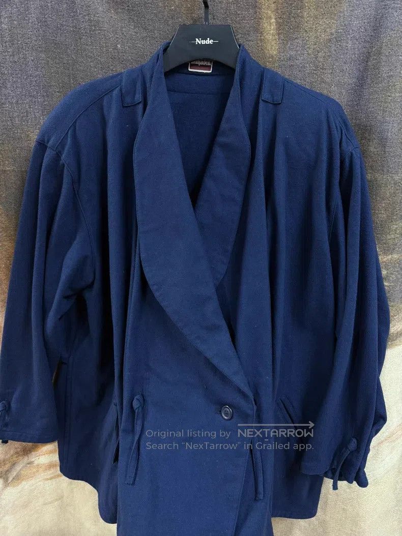 Issey Miyake Issey Miyake Pleated Drawstring Blazer Coat Size S / US 4 / IT 40 - 4 Thumbnail