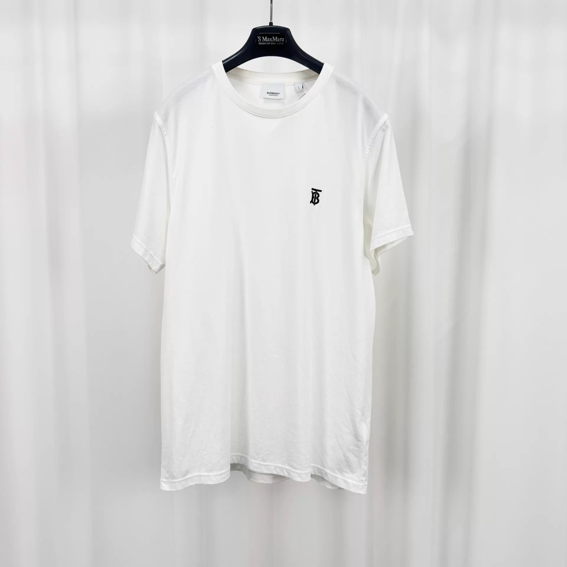 Burberry Burberry Embroidered Logo Short Sleeve Tee L 98 New Size L / US 10 / IT 46 - 1 Thumbnail