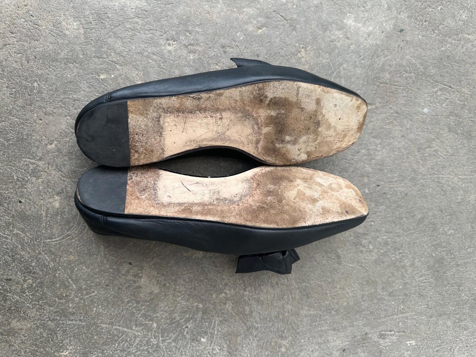Gucci Gucci Black Queen Margaret Nappa Calfskin Leather Loafers 39 Size US 7.5 / IT 37.5 - 10 Thumbnail