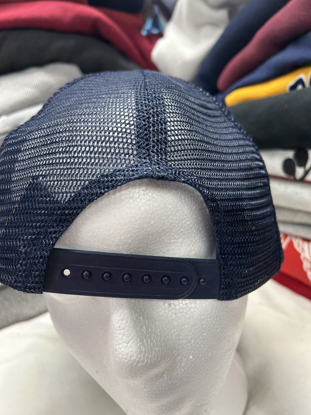 Vintage Crazy Vintage 90s Skater Grunge Navy Trucker Snapback Hat Size ONE SIZE - 2 Thumbnail