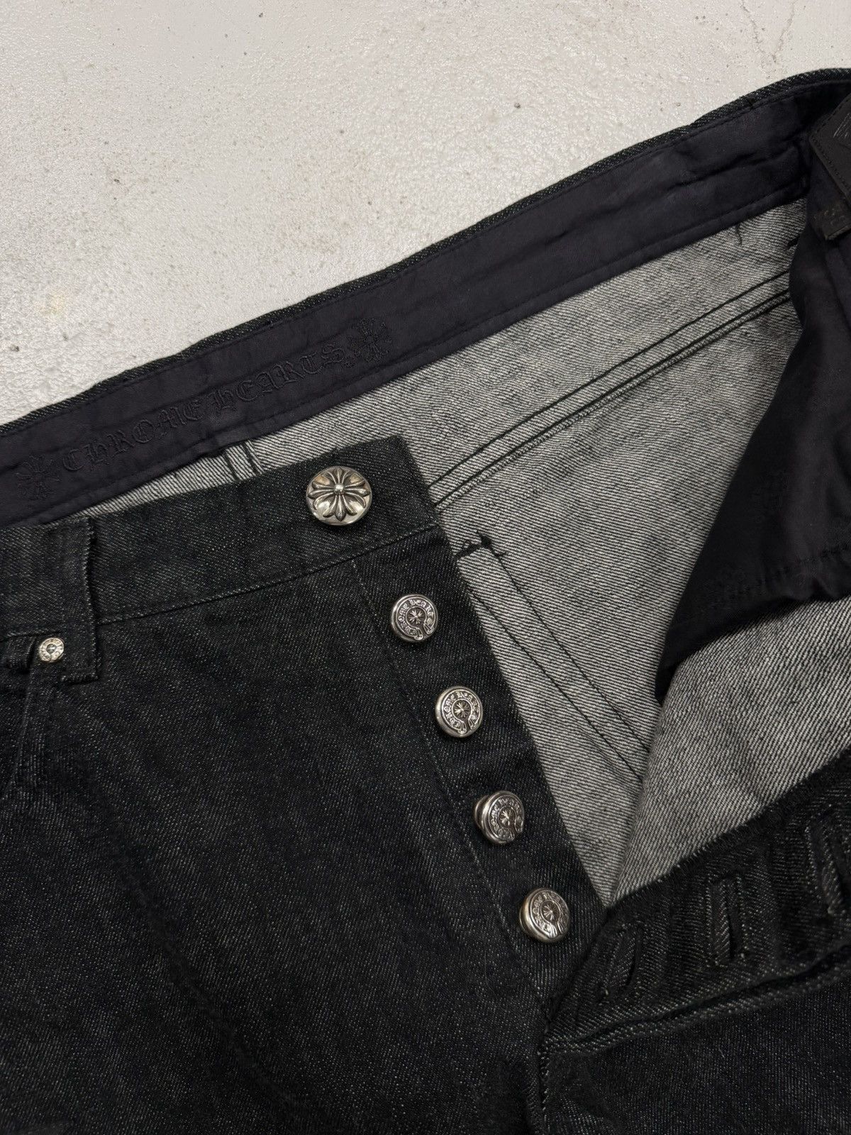 Chrome Hearts Chrome Hearts Star Patch Le Fleur Knee Denim Jeans W38 Size US 38 / EU 54 - 4 Thumbnail