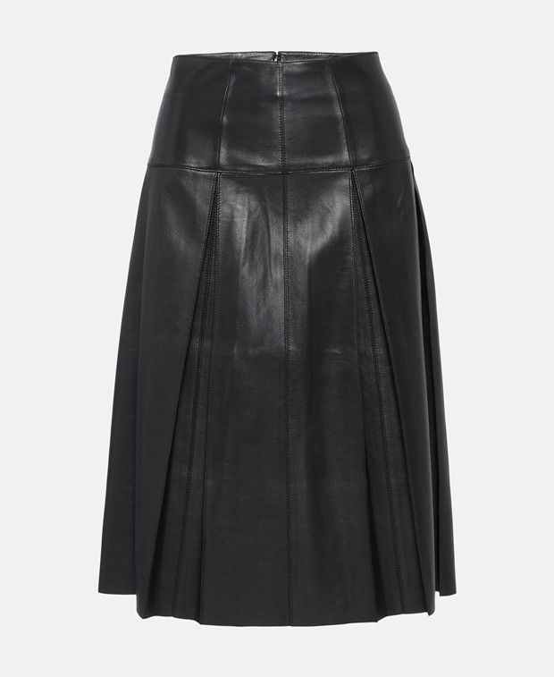 Salvatore Ferragamo Leather skirt Size 40" / US 18 - 1 Preview