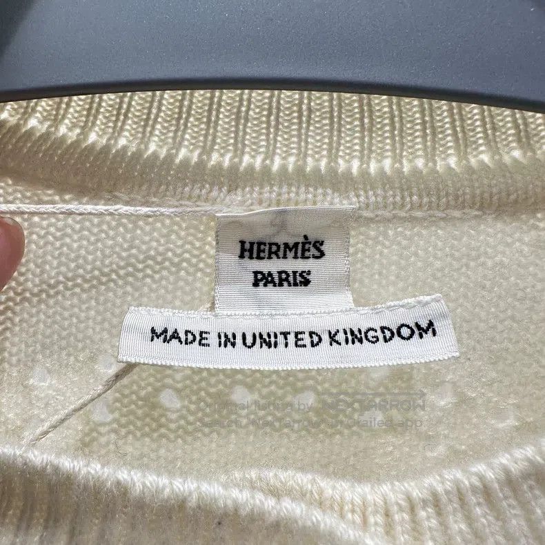 Hermes Hermes Silver Button 26 Gauge Cashmere Knit Cardigan Size XXS / US 00 / IT 34 - 3 Thumbnail
