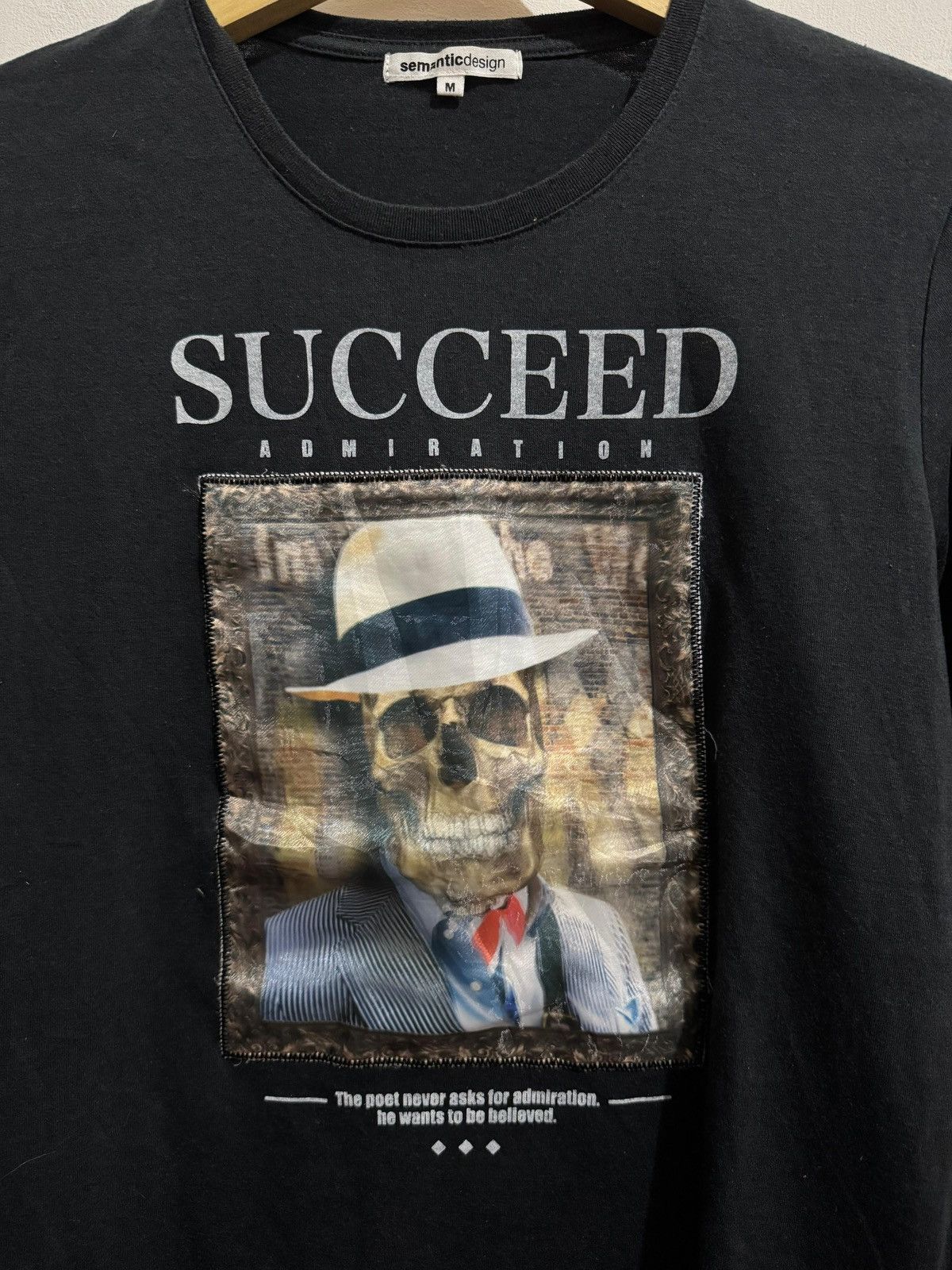 If Six Was Nine × Japanese Brand × semanticdesign Y2k Semanticdesign skull 3D ifsixwasnine longsleeve Size US M / EU 48-50 / 2 - 3 Thumbnail