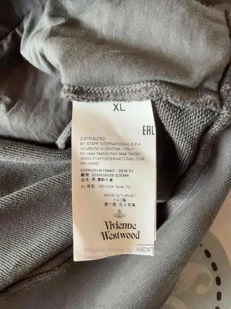 Vivienne Westwood Vivienne Westwood Premium earthy gray hoodie Size US XL / EU 56 / 4 - 6 Thumbnail