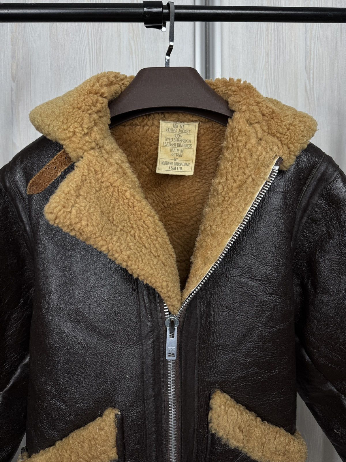 Other 60s WW2 MK VI Flying Jacket Britain Northern International Size US S / EU 44-46 / 1 - 3 Thumbnail