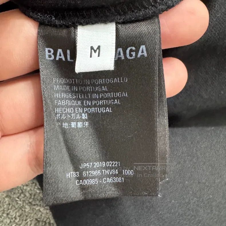Balenciaga Balenciaga Grain Printed Short Sleeve Size US M / EU 48-50 / 2 - 3 Thumbnail