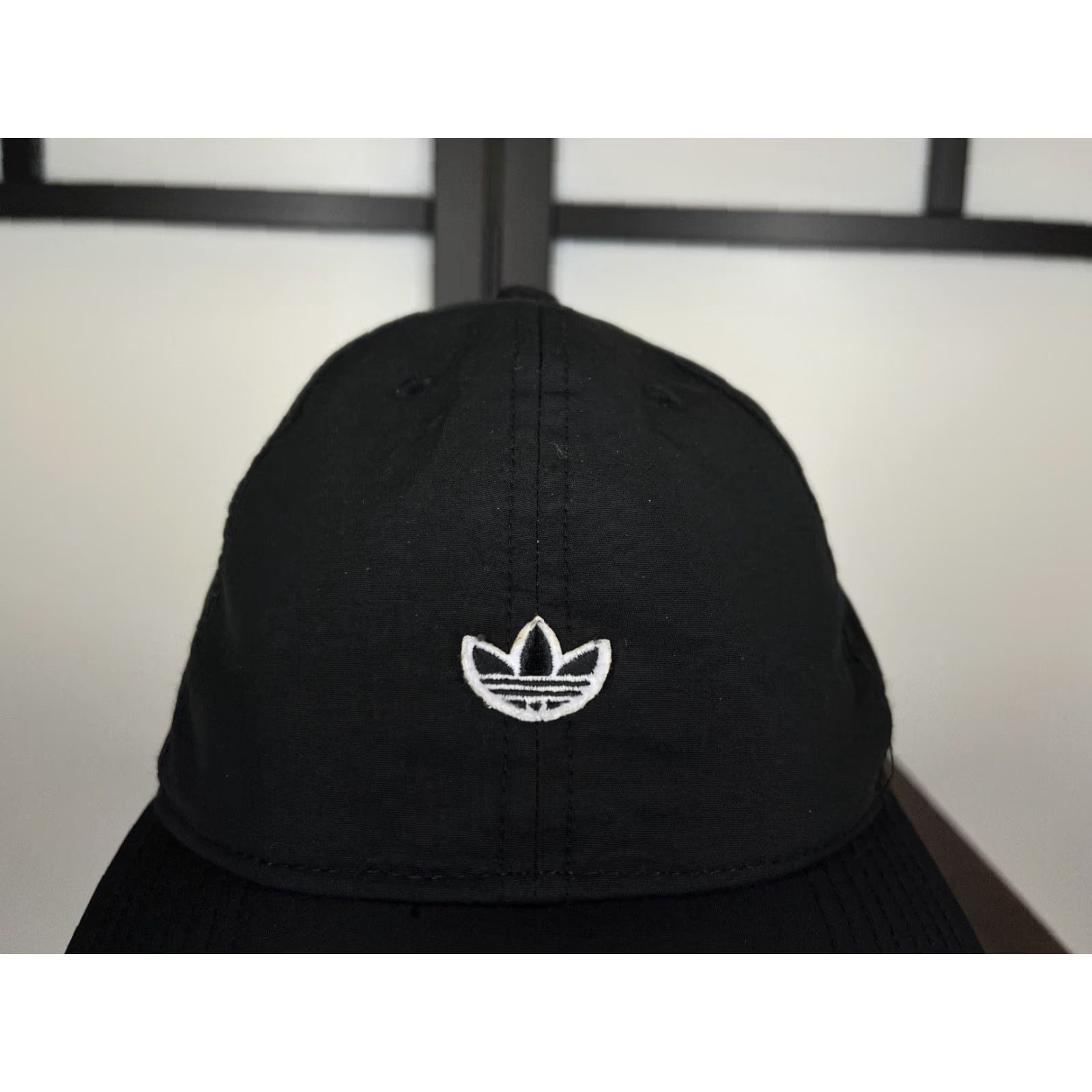 Adidas Adidas Hat Cap Strap Back Women One Size Black Embroidered 100% Nylon Outdoors Golf Hat Women Size ONE SIZE - 2 Thumbnail