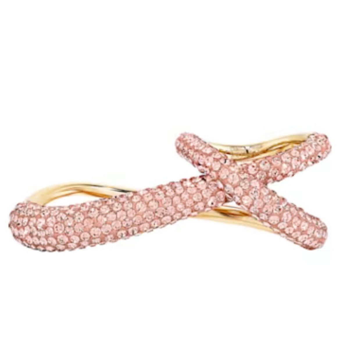 Swarovski Swarovski Atelier Tigri ring Pink, Gold-tone plated Size 55 Size ONE SIZE - 4 Thumbnail