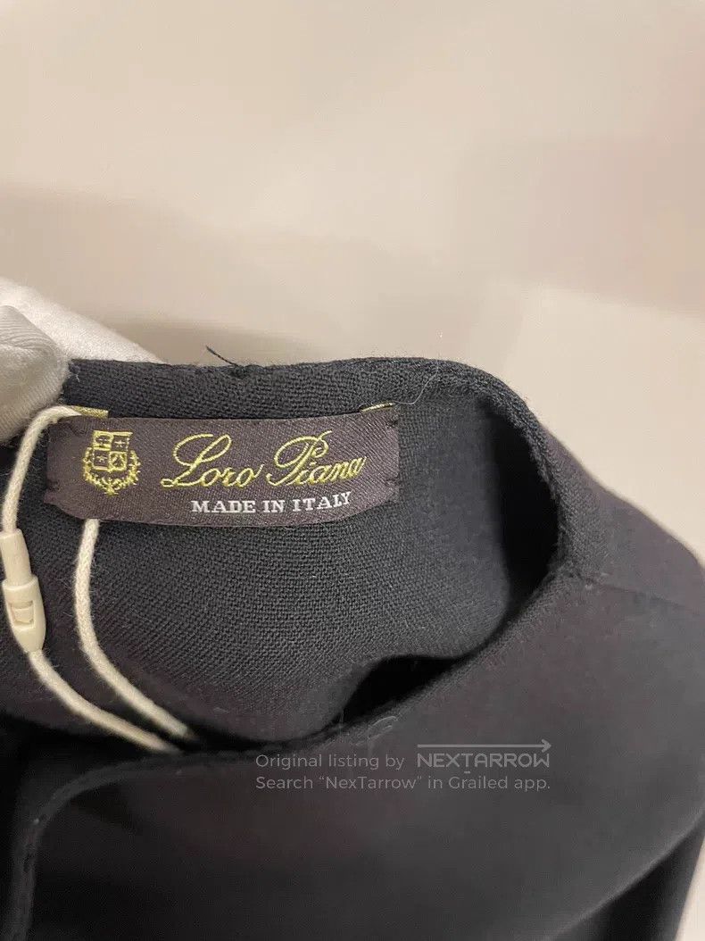 Loro Piana Loro Piana Black Wool Knit Dress Size XS / US 0-2 / IT 36-38 - 3 Thumbnail