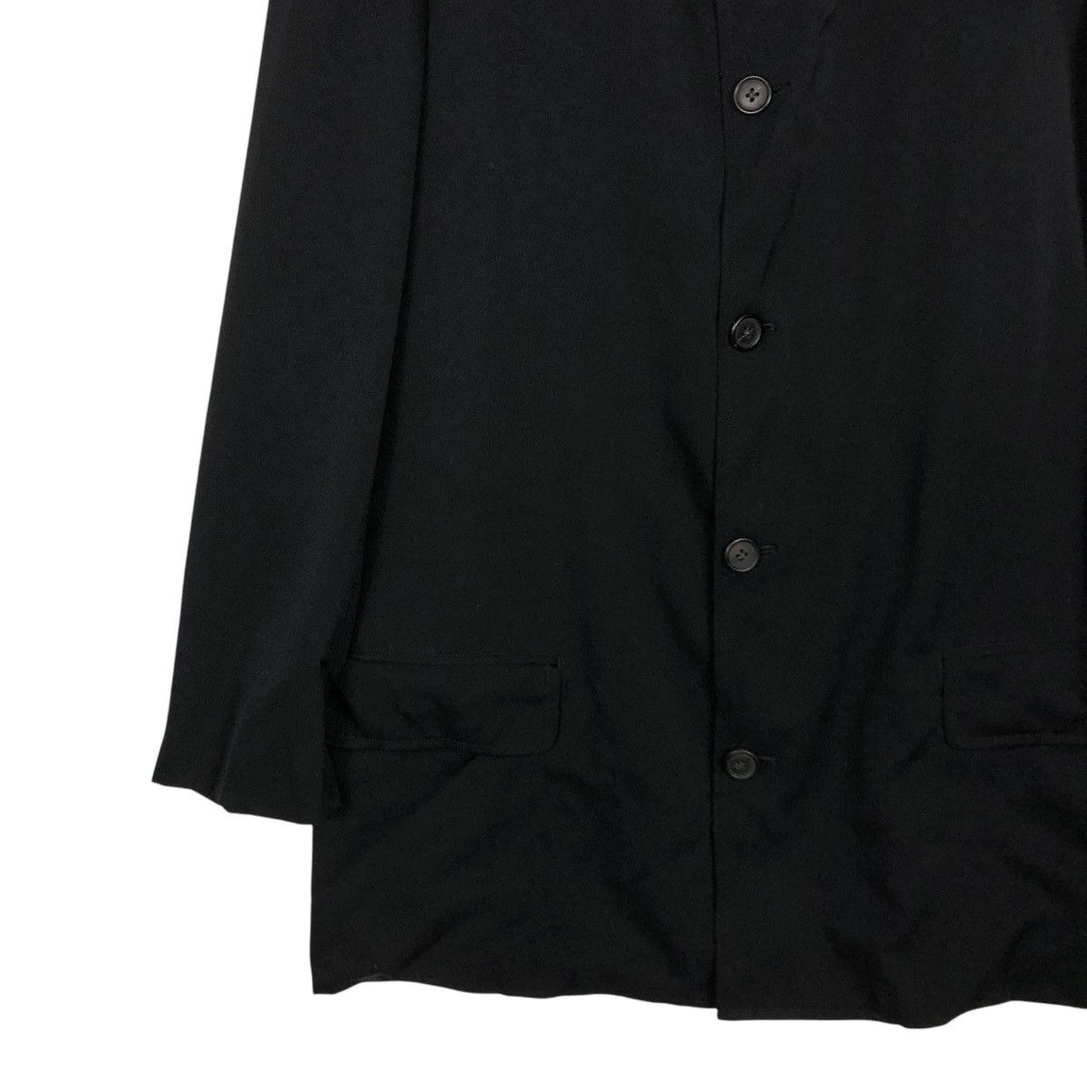 Yohji Yamamoto RICH BLACK VINTAGE BUTTON JACKET Y’S FOR MEN YOHJI YAMAMOTO Size US M / EU 48-50 / 2 - 6 Thumbnail