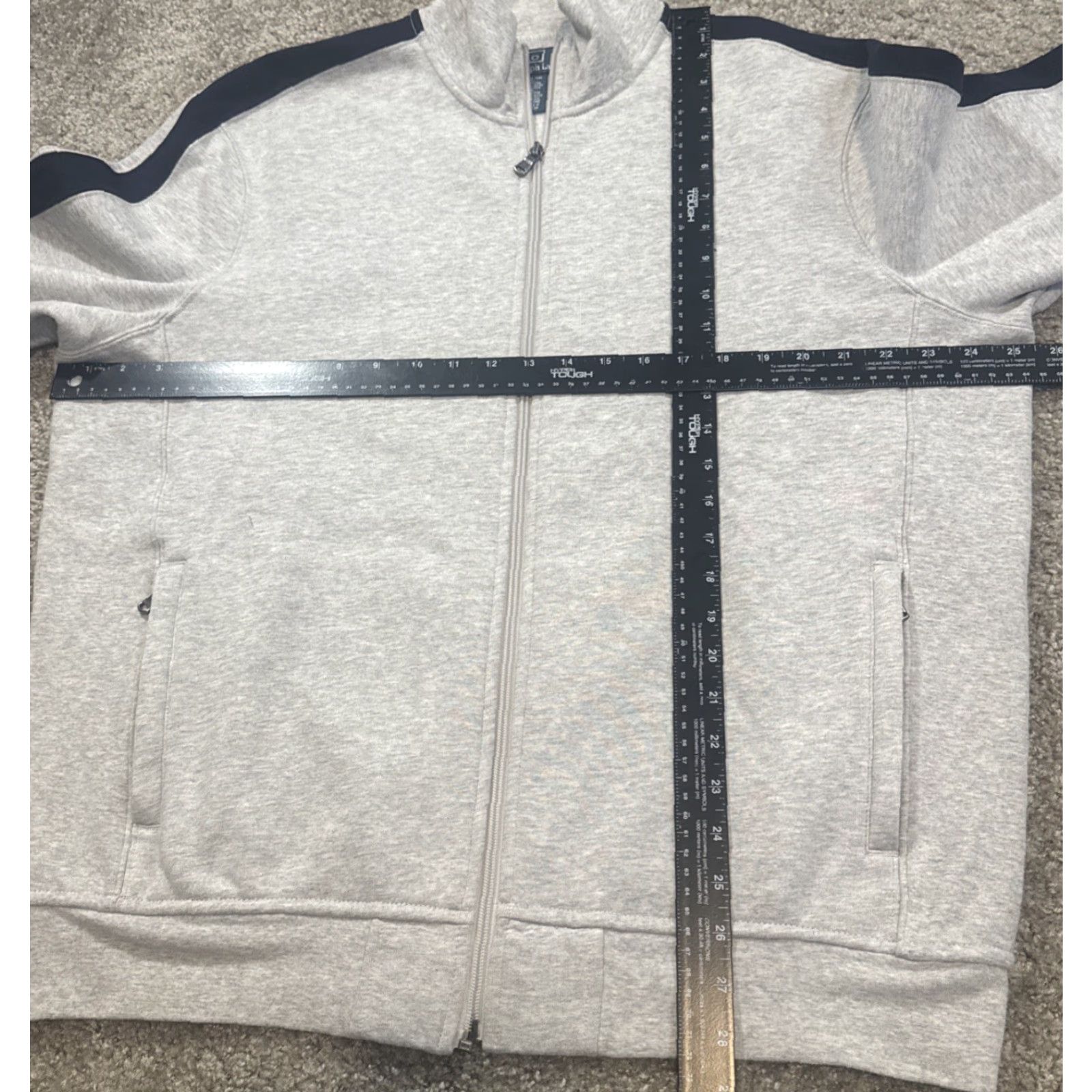 Polo Ralph Lauren VINTAGE Polo Ralph Lauren Full Zip Sweatshirt Tracket Track VTG Y2K XL Men Gray Size US XL / EU 56 / 4 - 6 Thumbnail