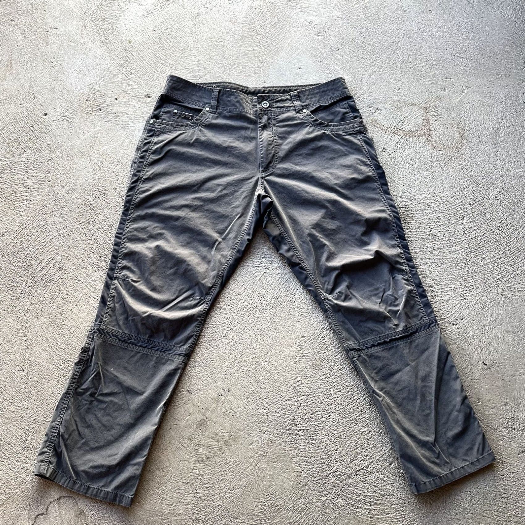 Vintage Kuhl Pants Mens 38x30 Gray Radikl Straight Fit Stretch Climbing Outdoor Hike Pants Carpenter Regular 30in Inseam Gray Mens Size US 38 / EU 54 - 2 Thumbnail