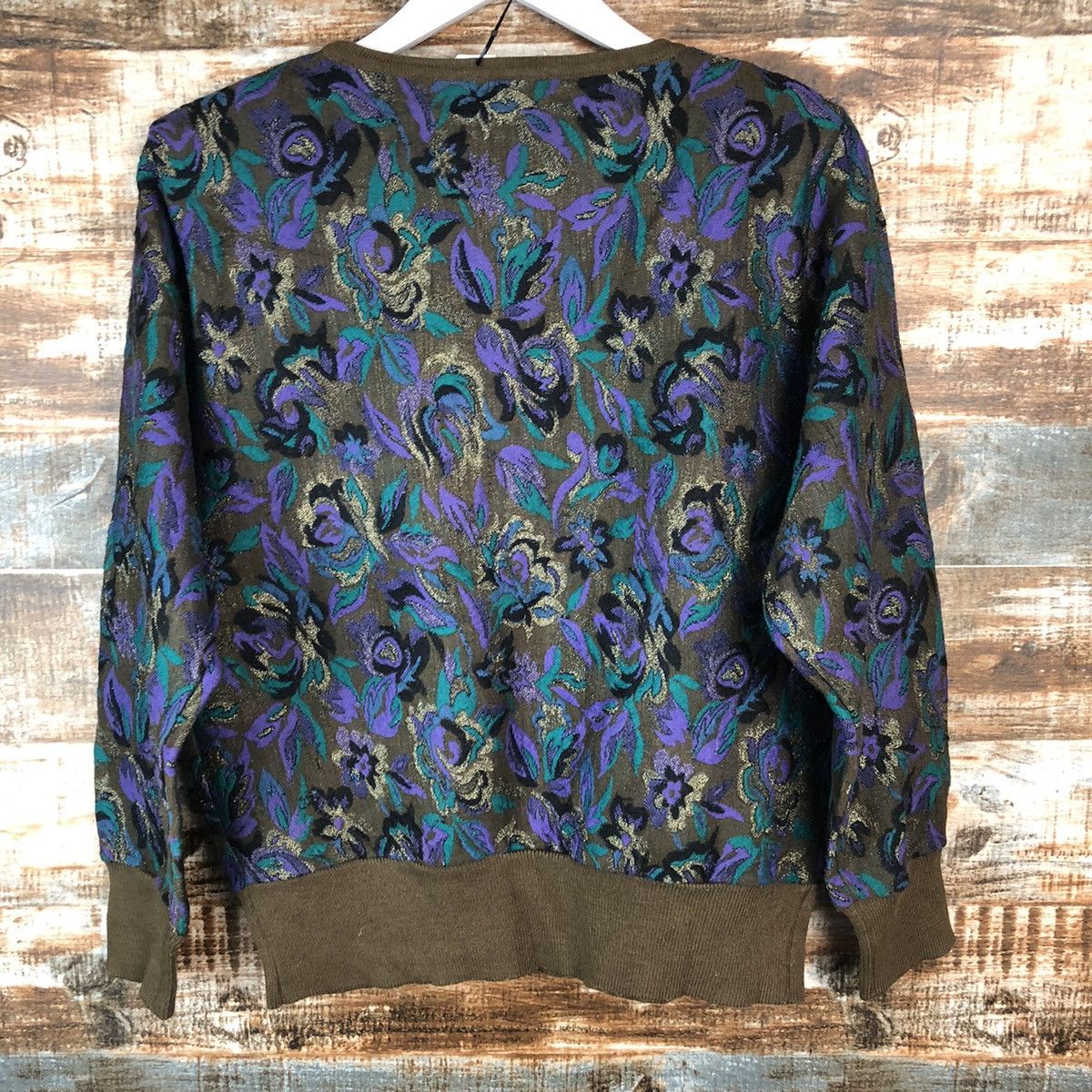 Japanese Brand Japan vintage art Purple Knitwear #A2051 Size S / US 4 / IT 40 - 13 Thumbnail
