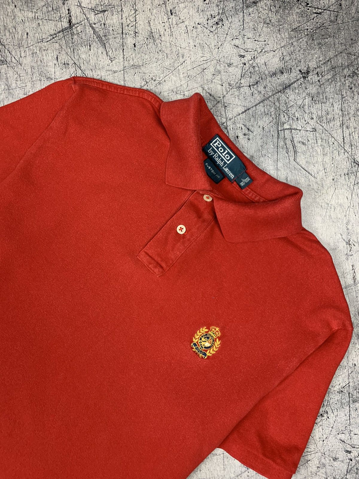 Polo Ralph Lauren 90s Vintage Polo Ralph Lauren Polo Shirt Luxury designer Size US L / EU 52-54 / 3 - 3 Thumbnail