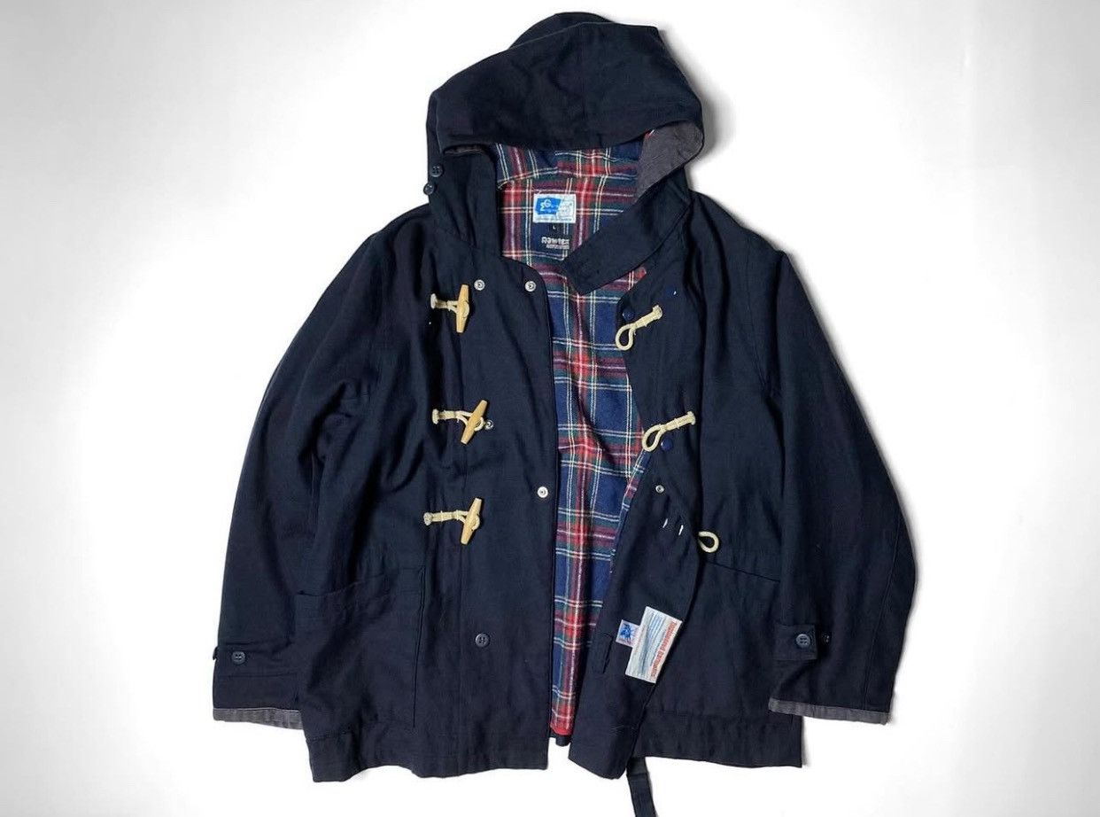 Engineered Garments × Needles × Nepenthes Engineered Garments Wool Blended Duffle Jacket Size US L / EU 52-54 / 3 - 1 Thumbnail