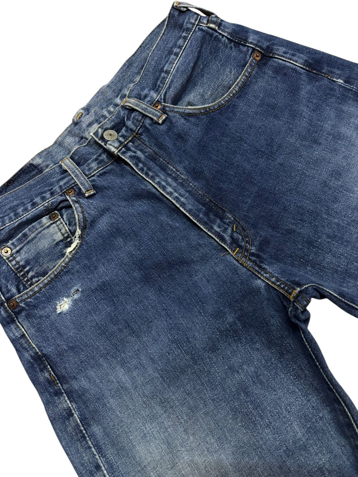 Levi's Vtg 90s Levis Japan 502 Big E Selvedge Jeans Size US 30 / EU 46 - 6 Thumbnail