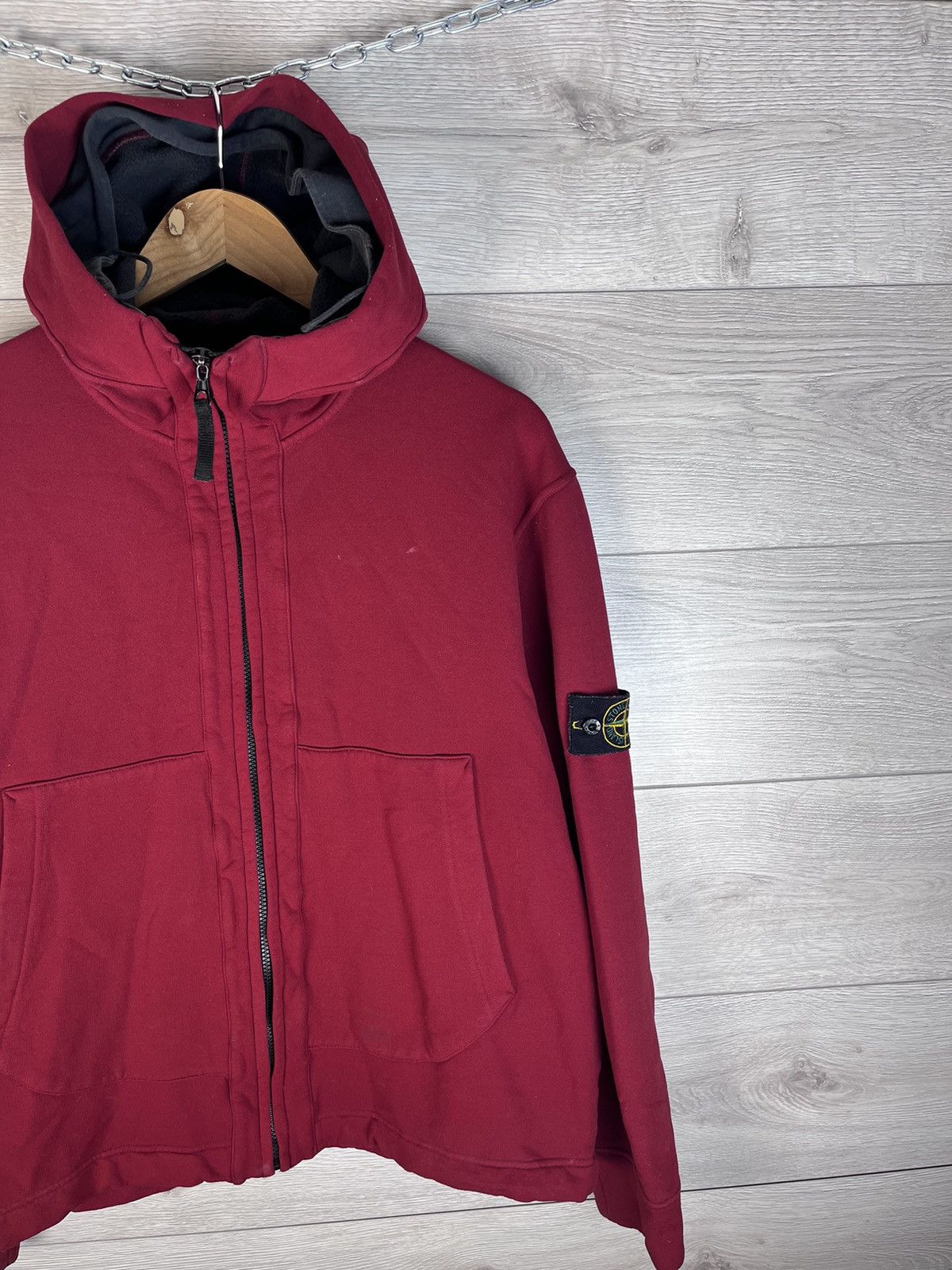 Stone Island Vintage men Zip-up hoodie Stone Island made in Italy size L Size US L / EU 52-54 / 3 - 3 Thumbnail