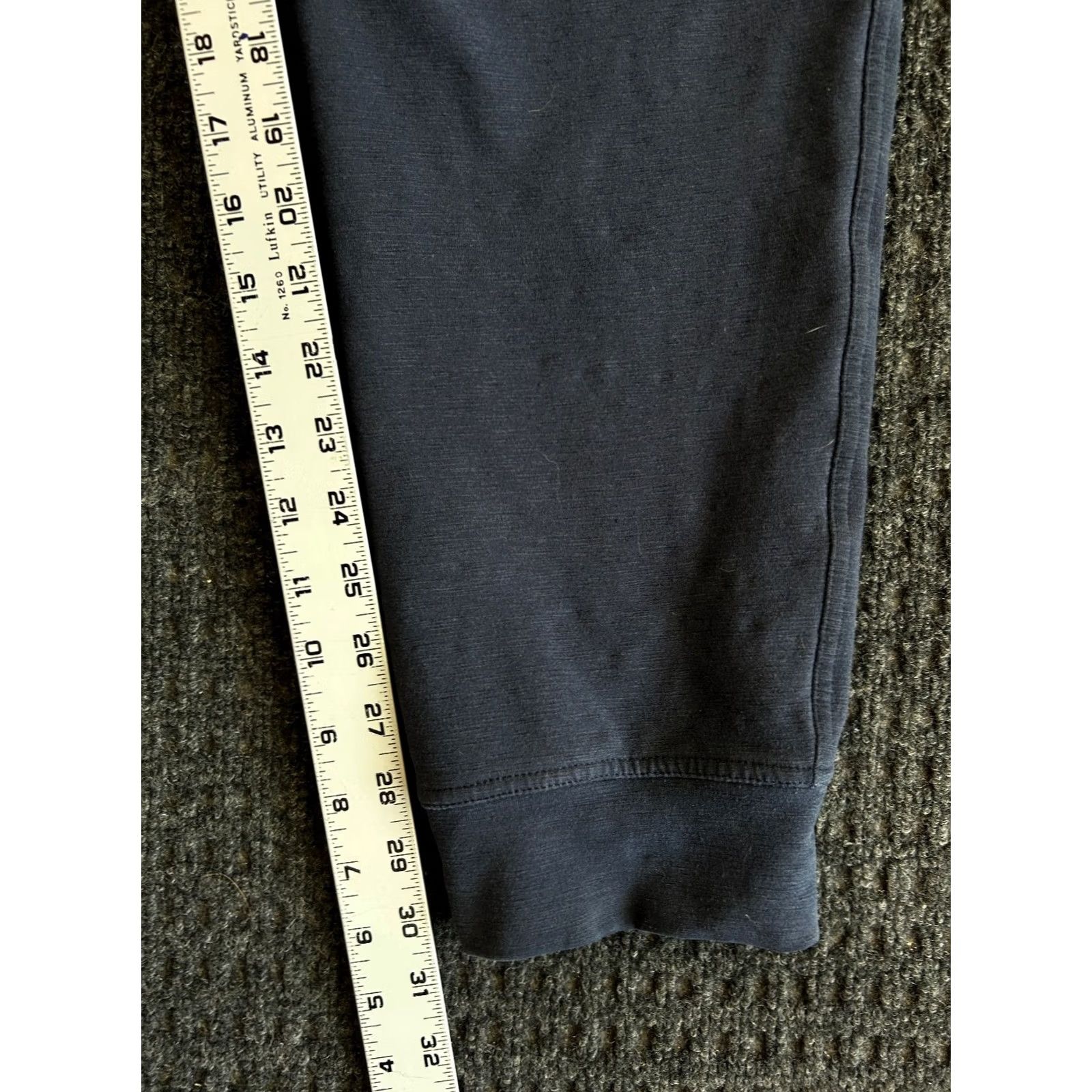 Lululemon Lululemon Mens Joggers Sweatpants Blue S Cuffed Drawstring Pockets Athleisure Regular Weekly Size US 29 - 4 Thumbnail